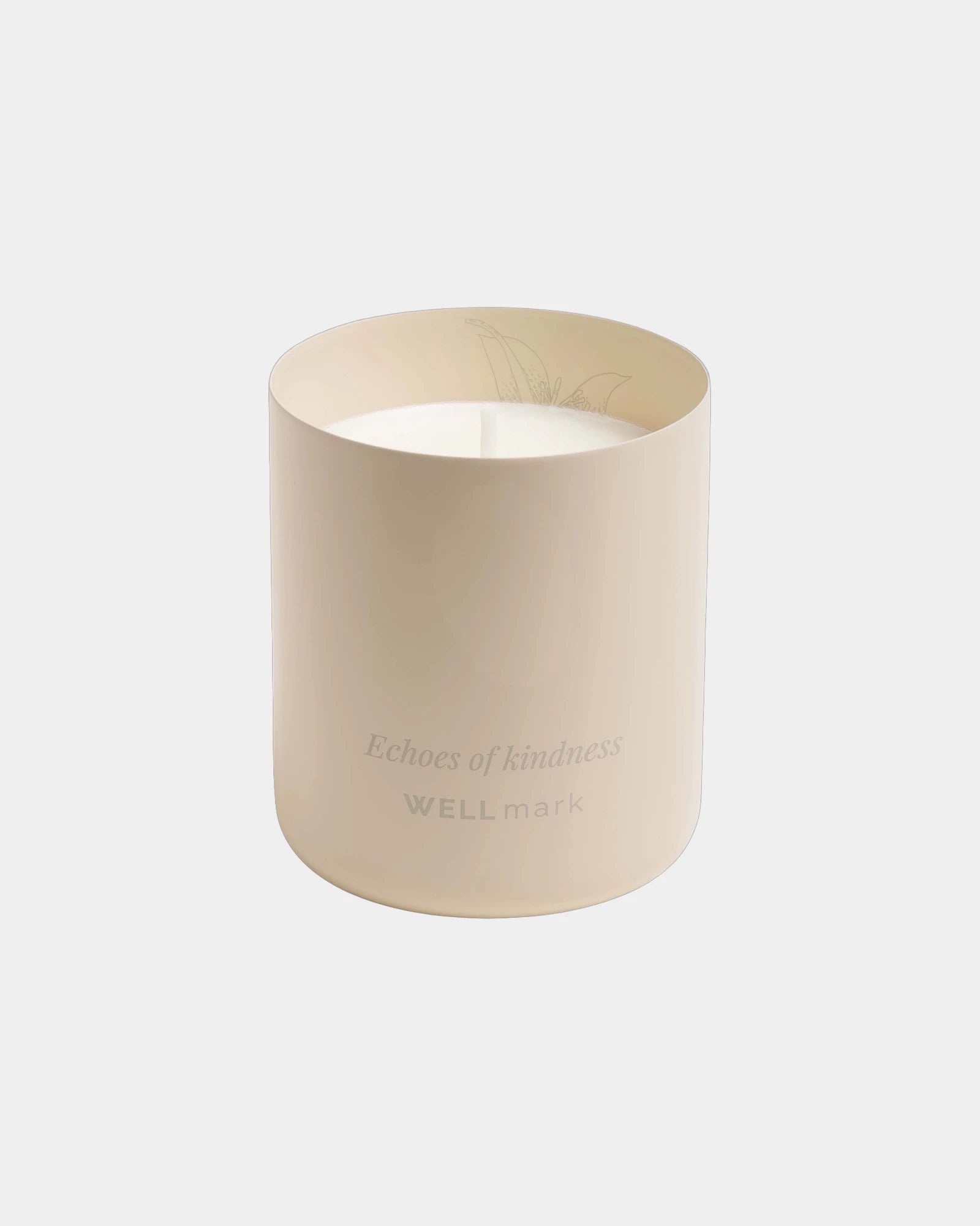 Promotional eco-friendly scented candle Wellmark - Ecru