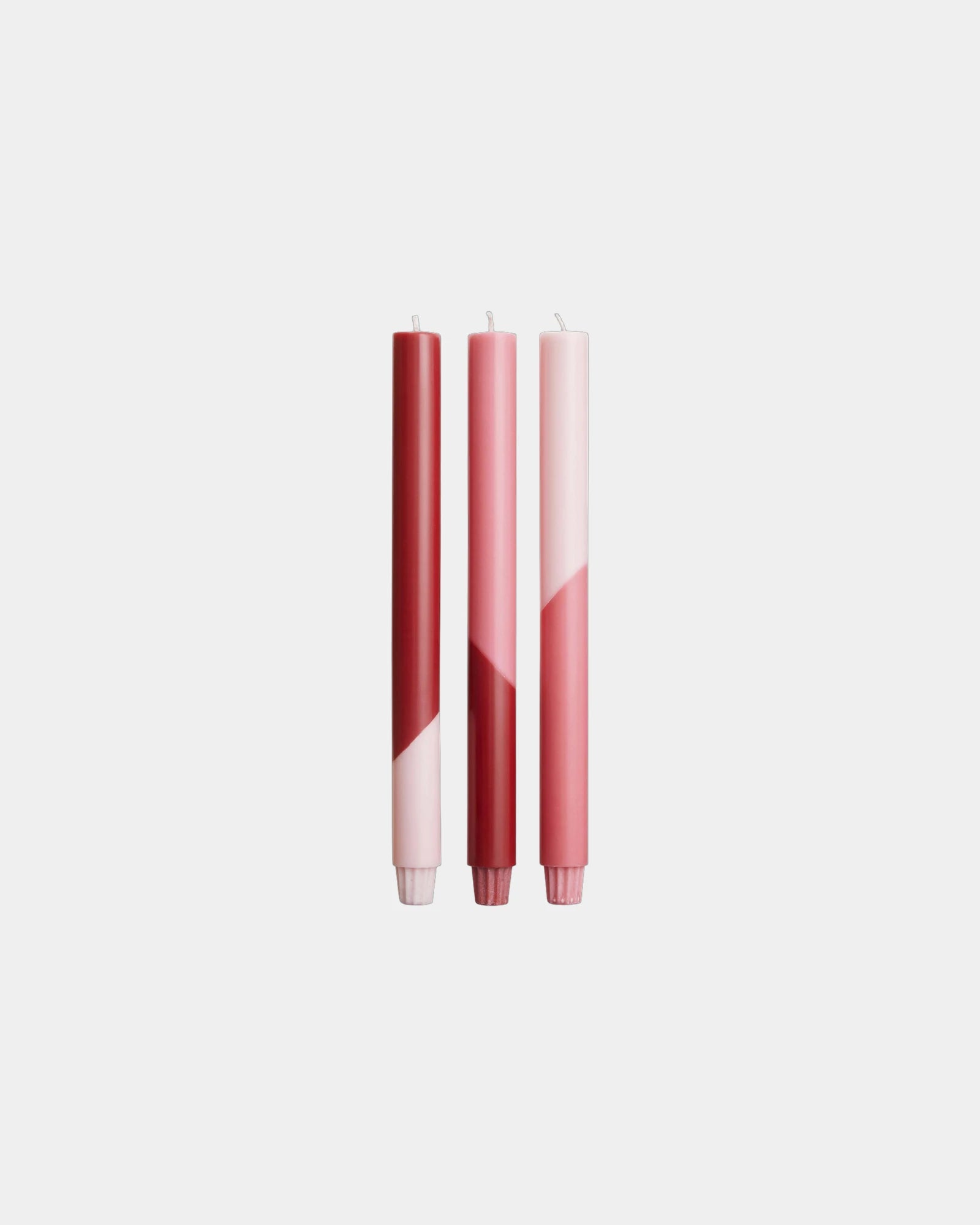 Promotional eco-friendly diagonal striped candles - 1