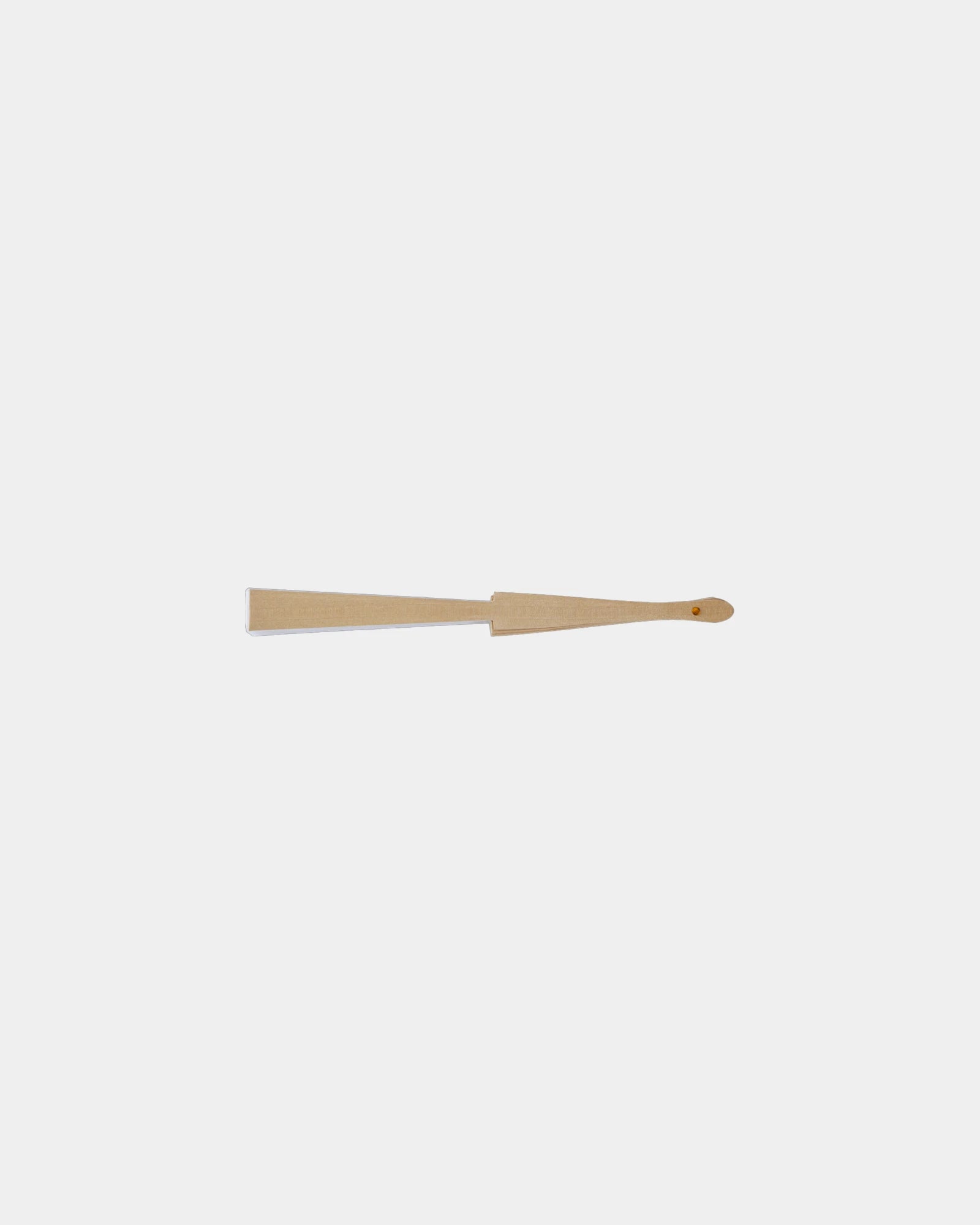 Custom wood and polyester hand fan Manuela 23 cm - 1