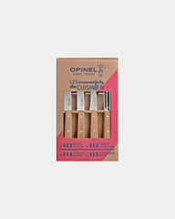 Custom eco-friendly knife set Opinel Les Essentiels - Beige