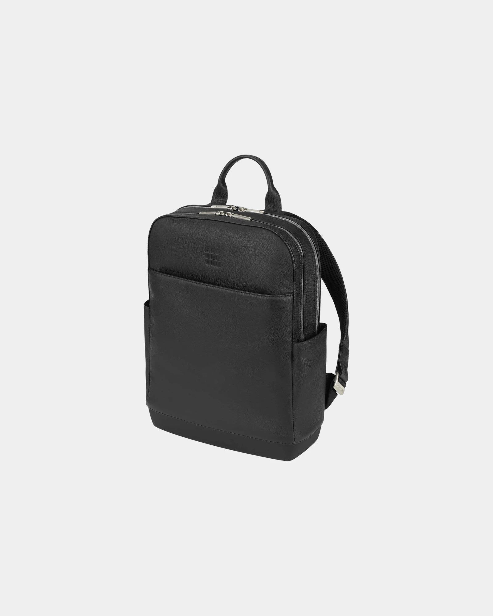 Custom eco-friendly leather backpack Moleskine Classic Pro - Black