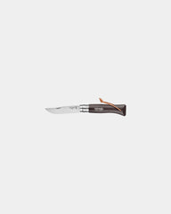 Custom eco-friendly stainless steel knife Opinel N°06 - Brown