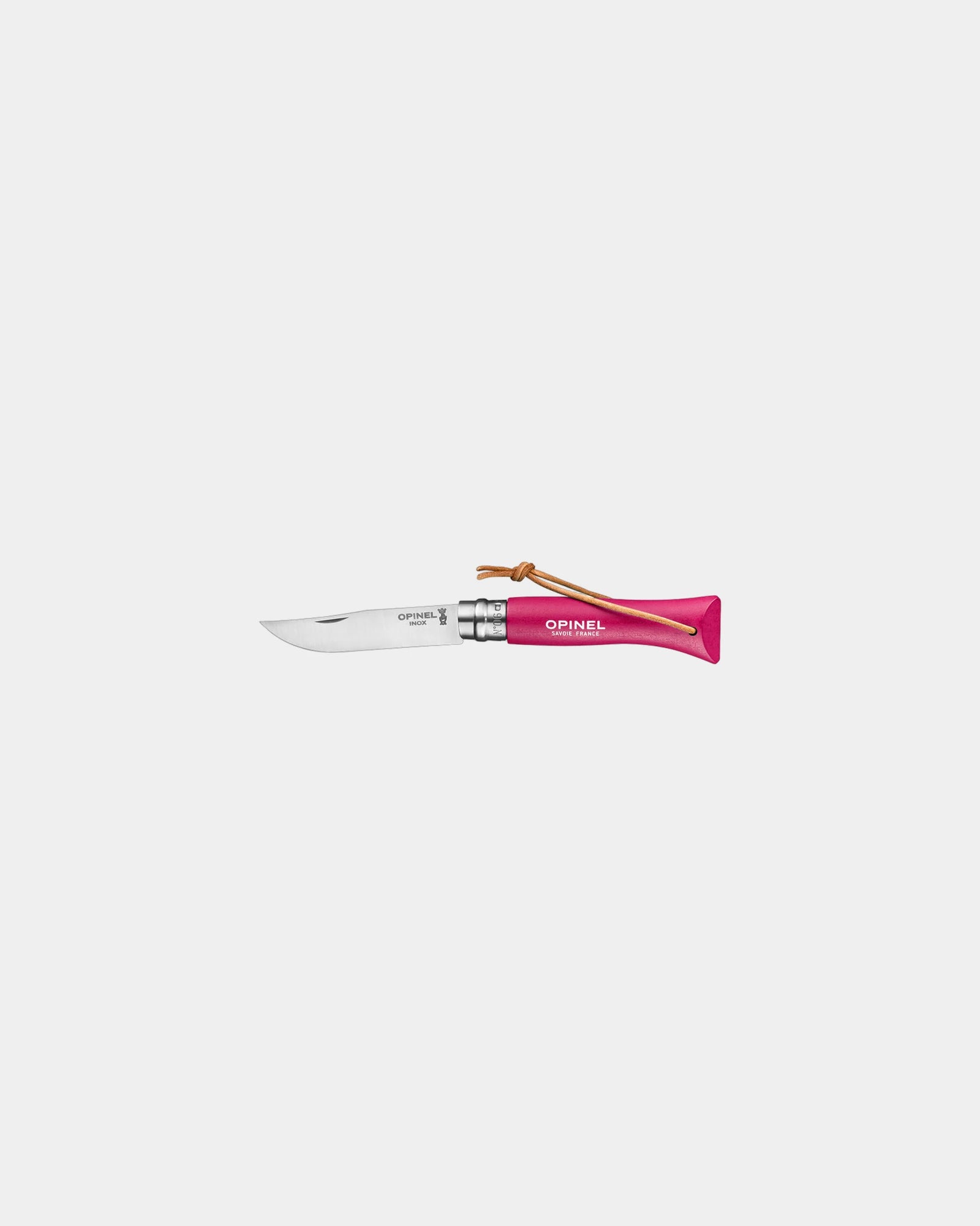 Custom eco-friendly stainless steel knife Opinel N°06 - Pink