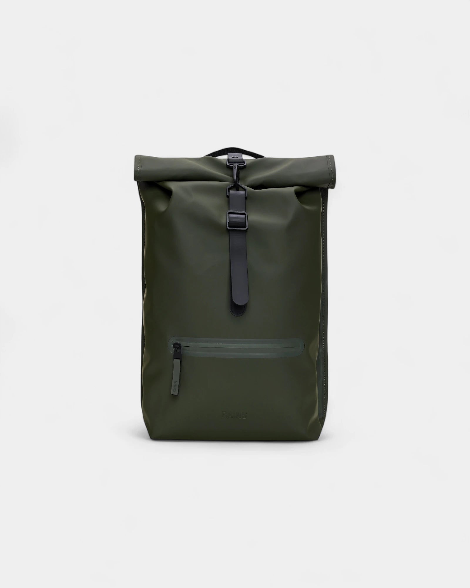 Custom waterproof rolltop backpack Rains Rolltop Rucksack W3 - Green