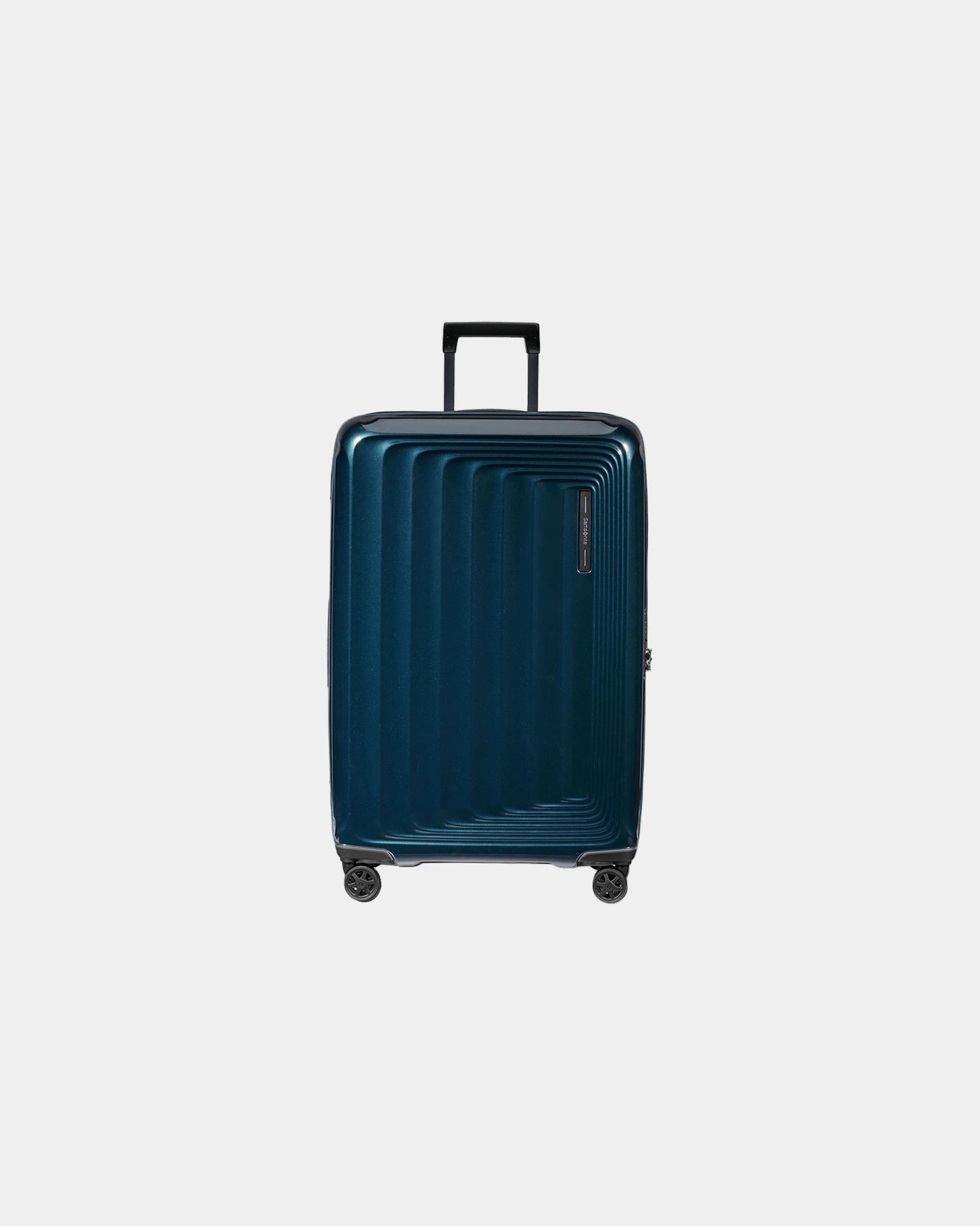 Custom expandable 55 cm suitcase Samsonite Nuon - Dark Blue