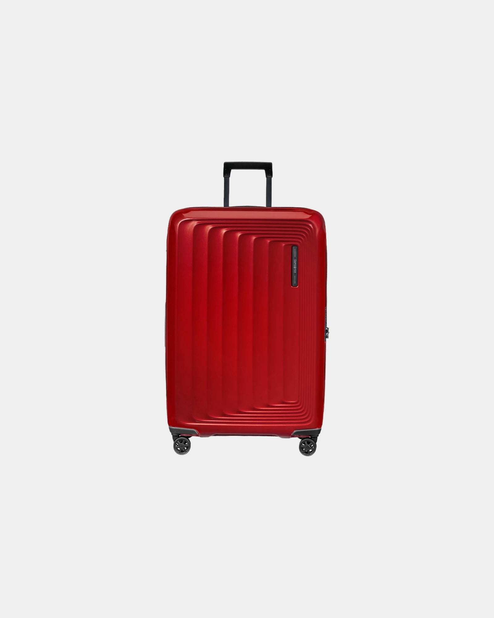 Custom expandable 55 cm suitcase Samsonite Nuon - Red