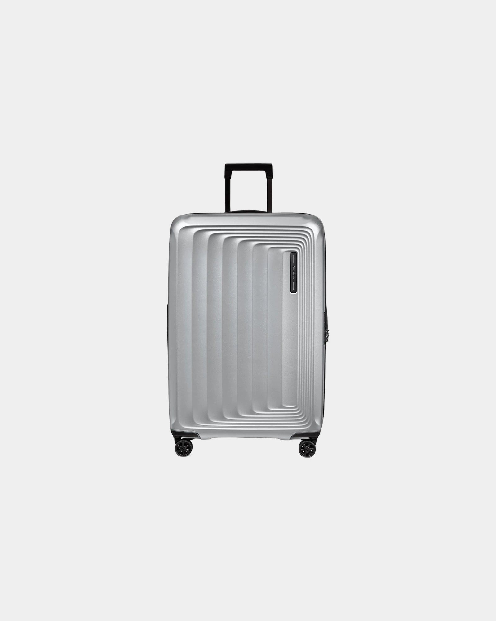 Custom expandable 75 cm suitcase Samsonite Nuon - Silver
