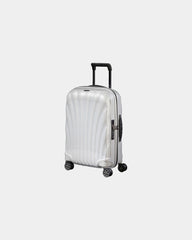 Custom 55 cm expandable suitcase Samsonite C-LITE - White
