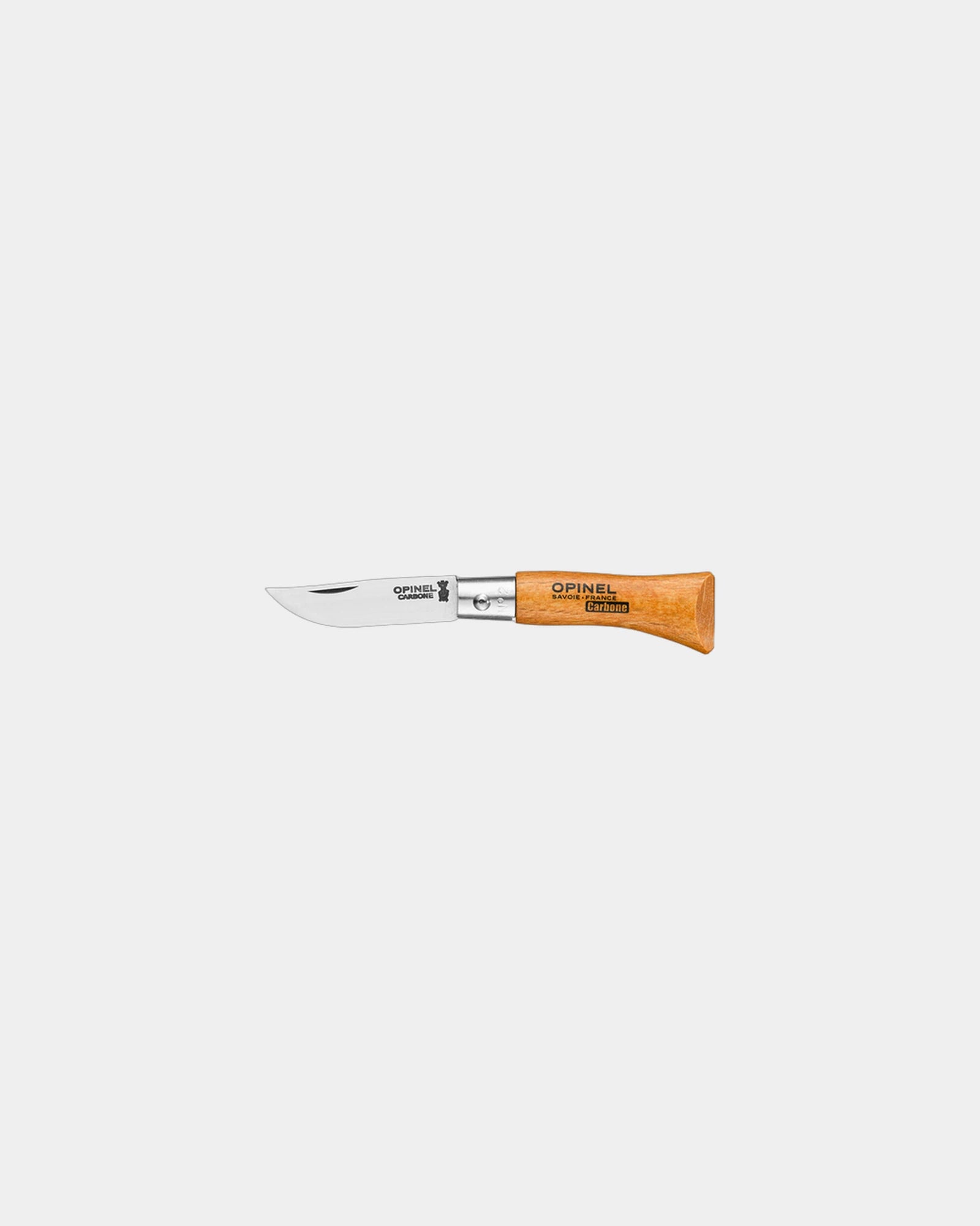 Custom eco-friendly carbon steel knife Opinel N°02 - Beige
