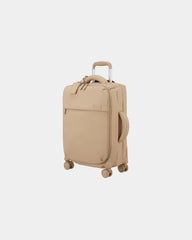 Custom 55cm polycarbonate suitcase Lipault Lost In Berlin - Beige