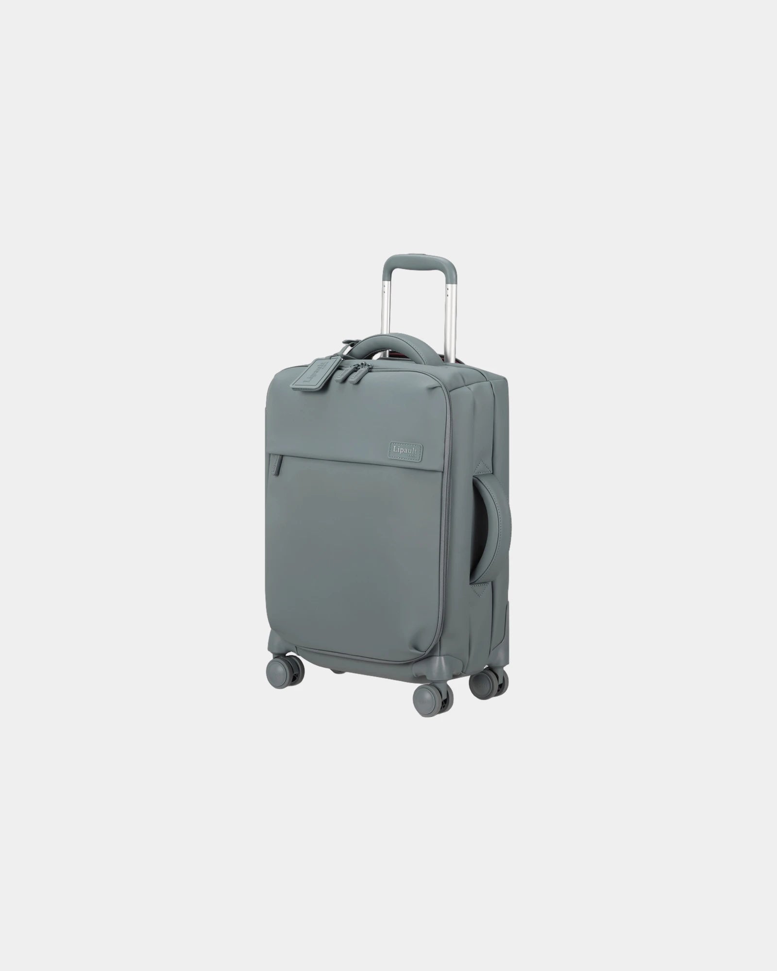 Custom 55cm polycarbonate suitcase Lipault Lost In Berlin - Grey