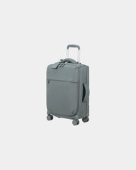 Custom 55cm polycarbonate suitcase Lipault Lost In Berlin - Grey