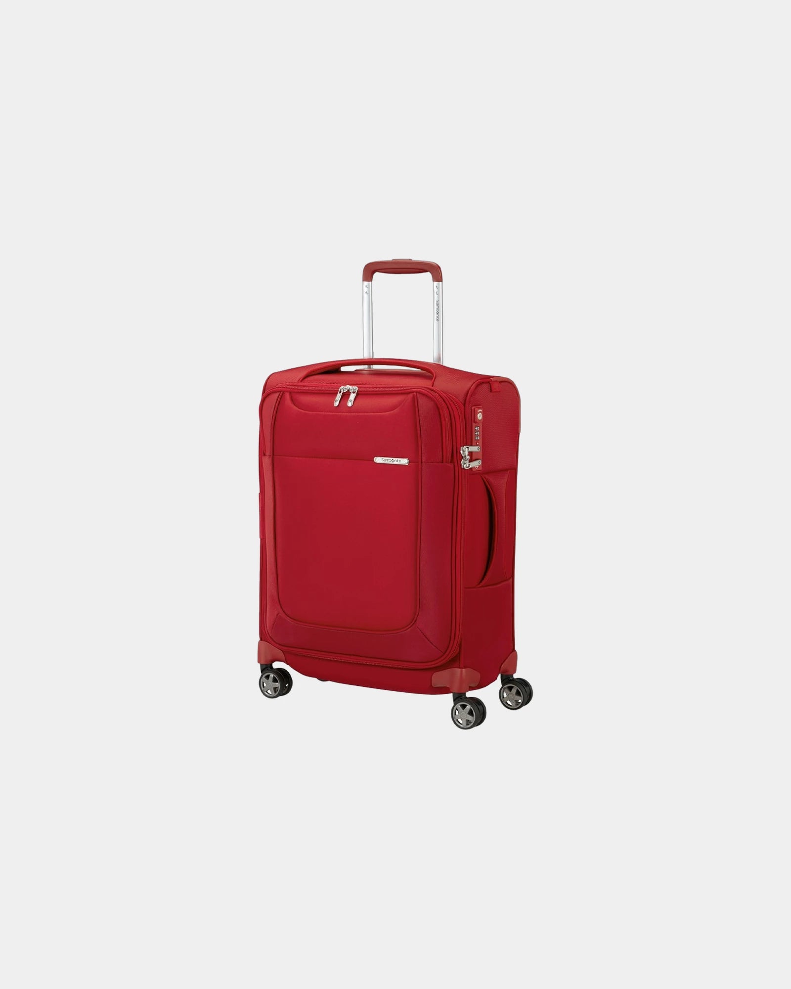Custom expandable soft suitcase Samsonite D'LITE 78cm - Red