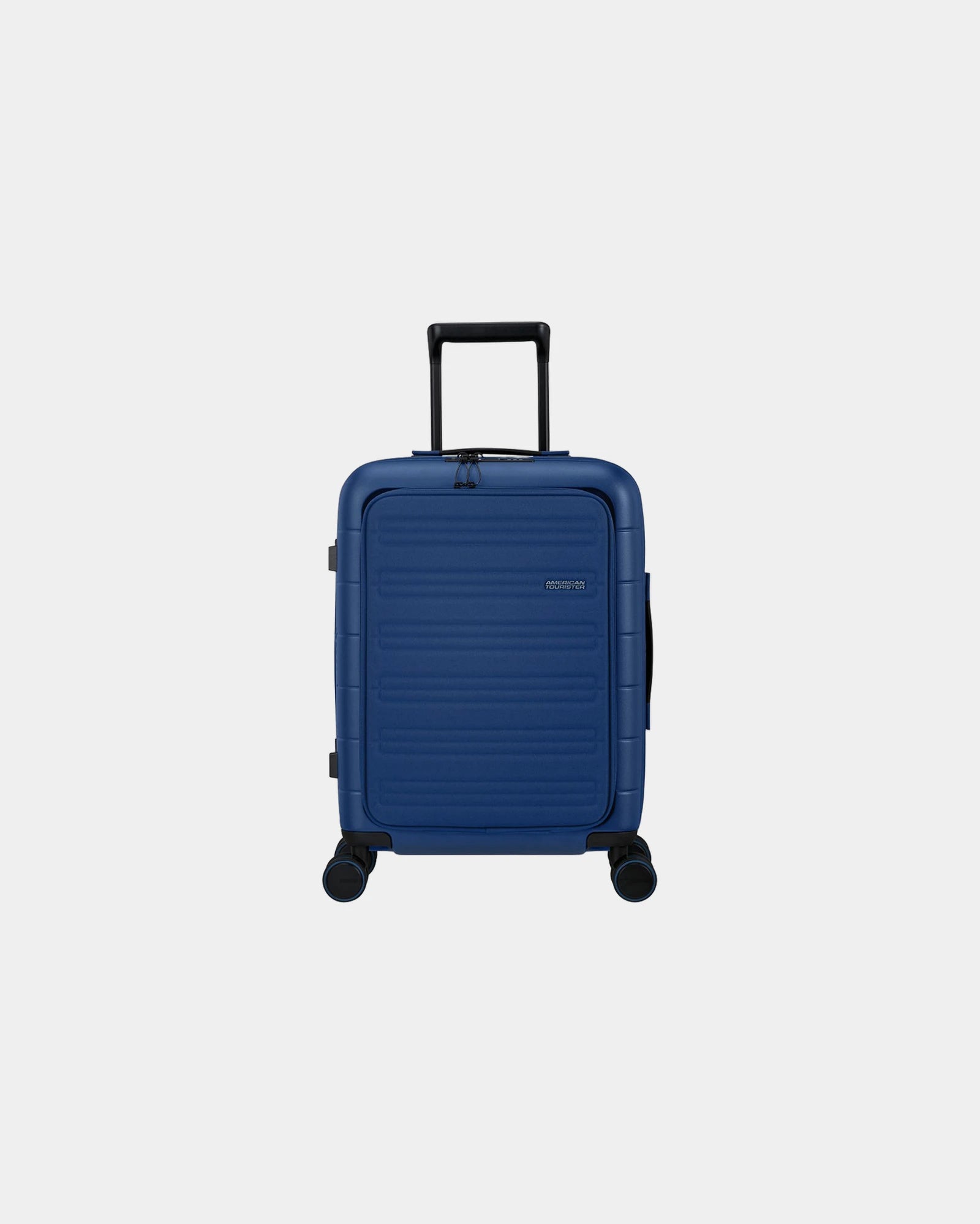 Custom recycled polycarbonate suitcase American Tourister - Navy