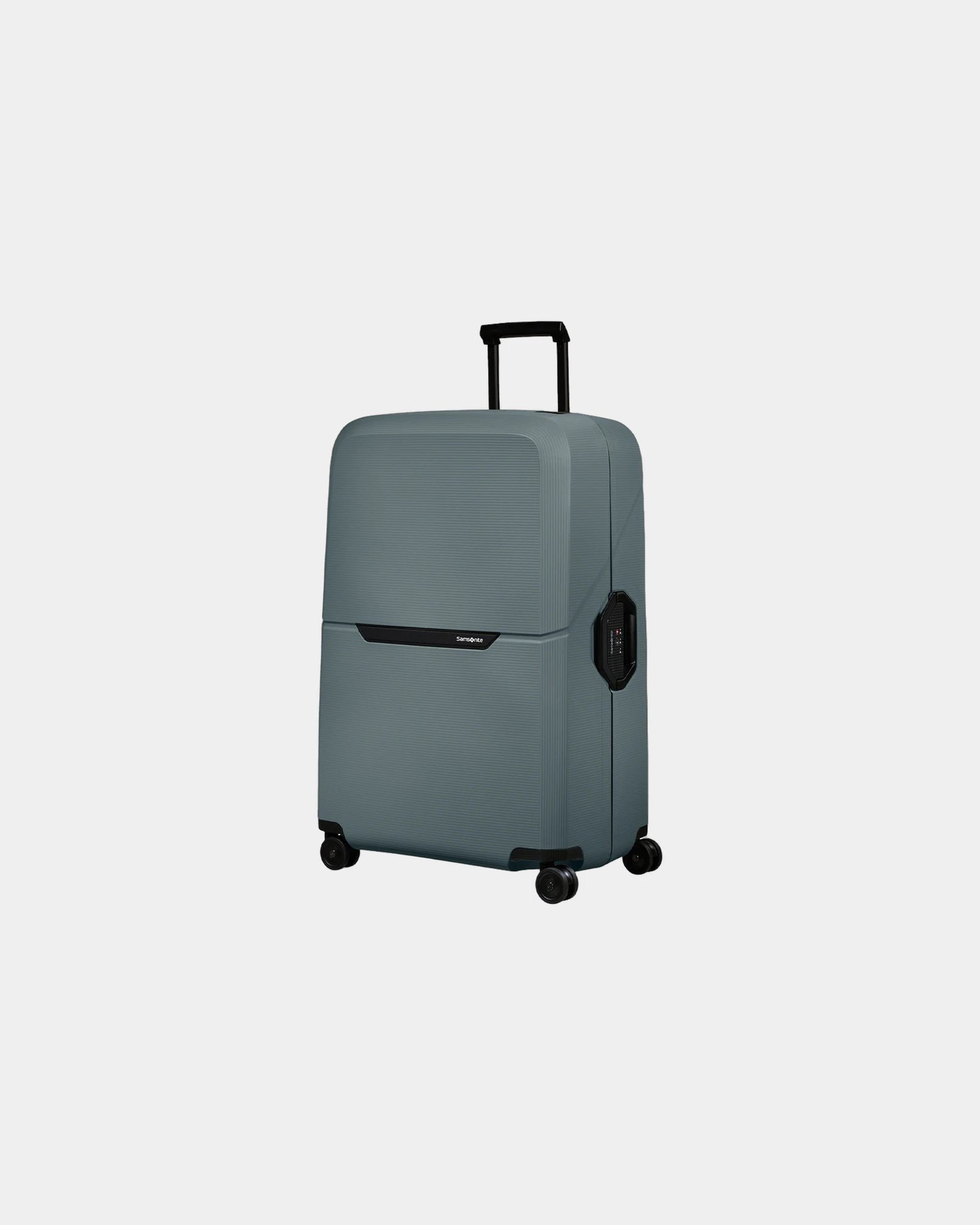 Custom recycled Samsonite Magnum 75cm suitcase - Grey