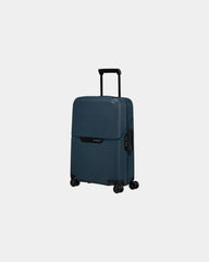 Custom recycled Samsonite Magnum 75cm suitcase - Dark Blue