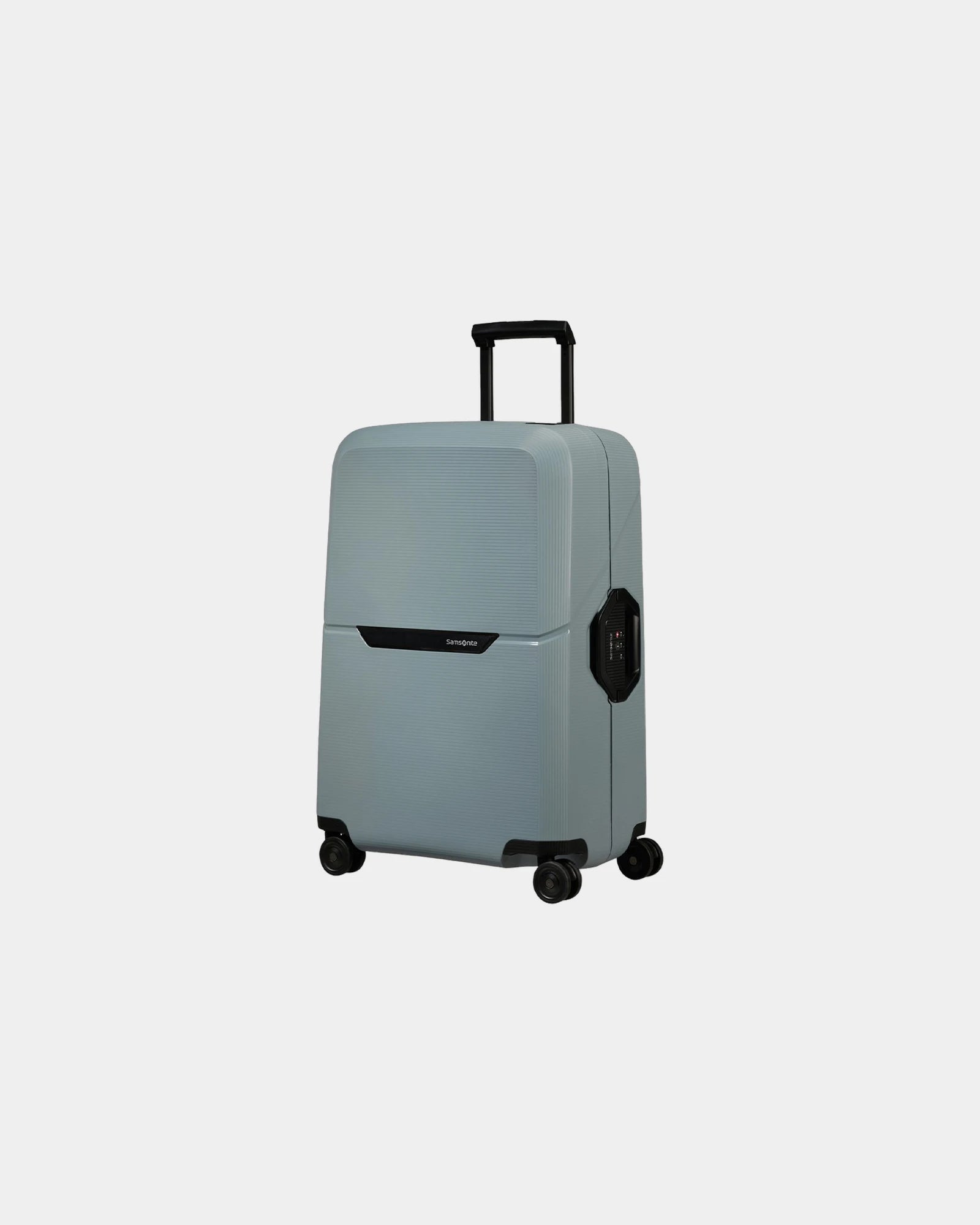 Custom recycled Samsonite Magnum 81cm suitcase - Blue