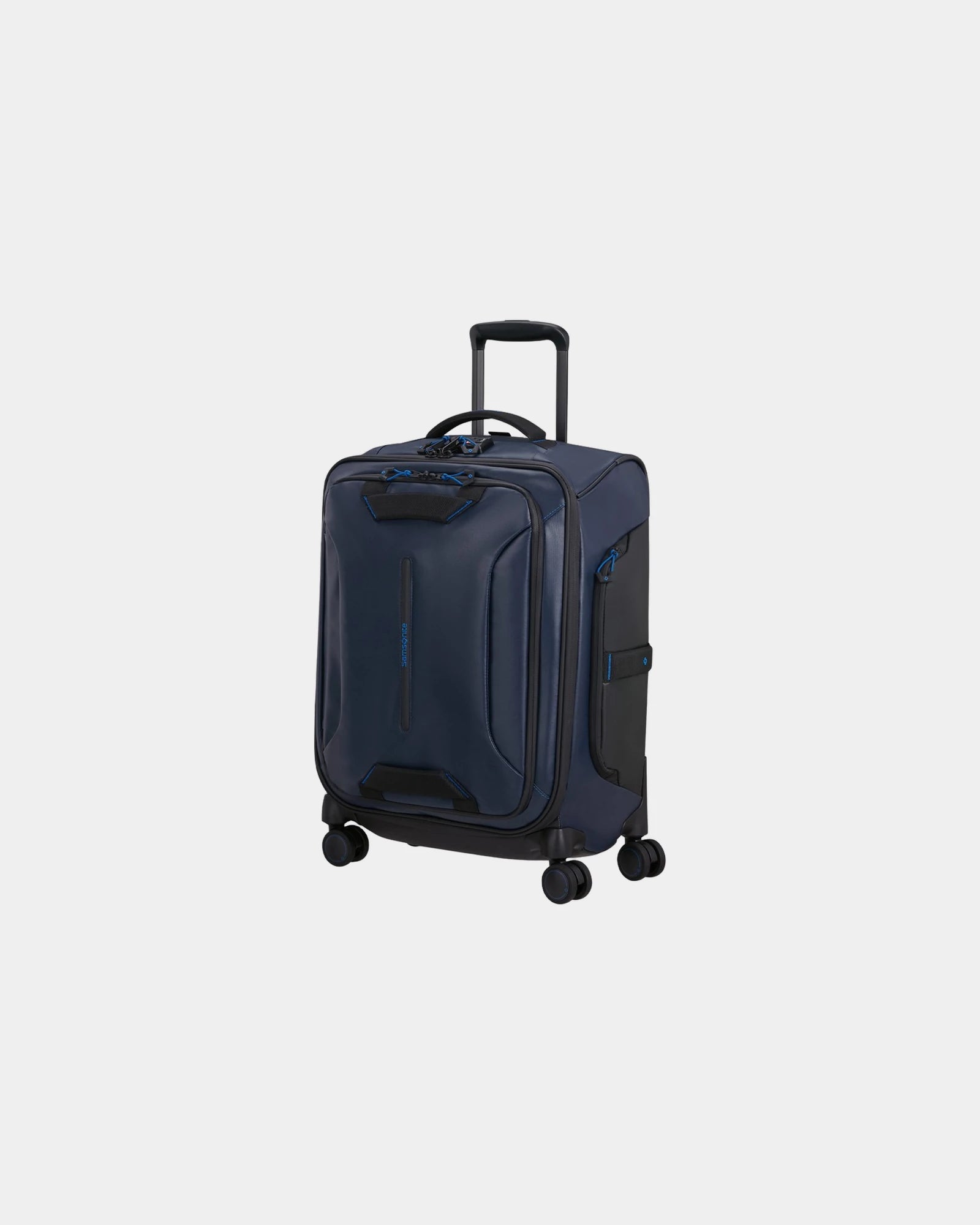 Custom recycled Samsonite Ecodiver 79 cm suitcase - Navy