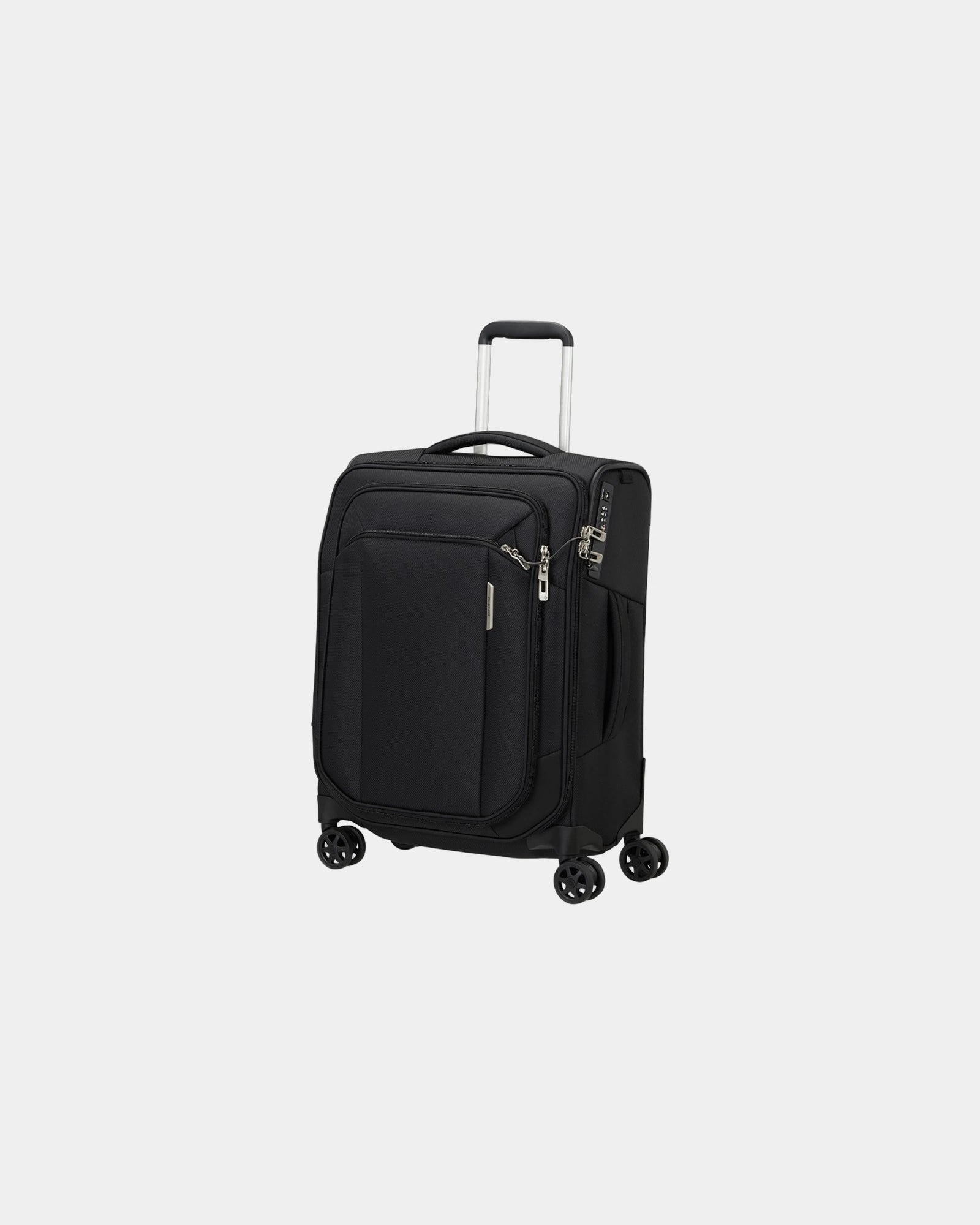 Custom recycled Samsonite 55cm suitcase - Black
