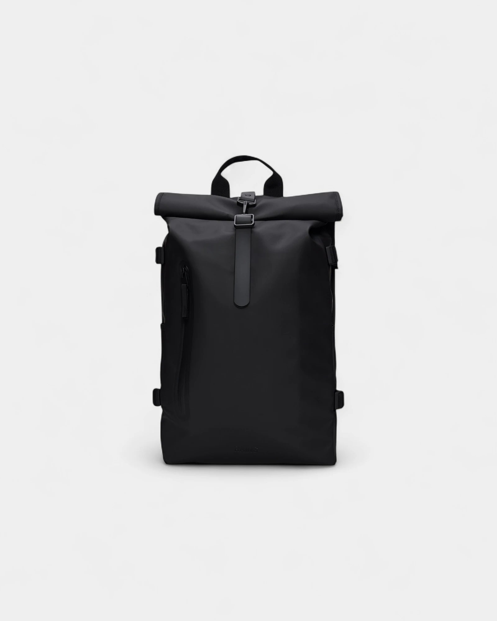 Custom waterproof backpack Rains Rolltop Rucksack Large - Black