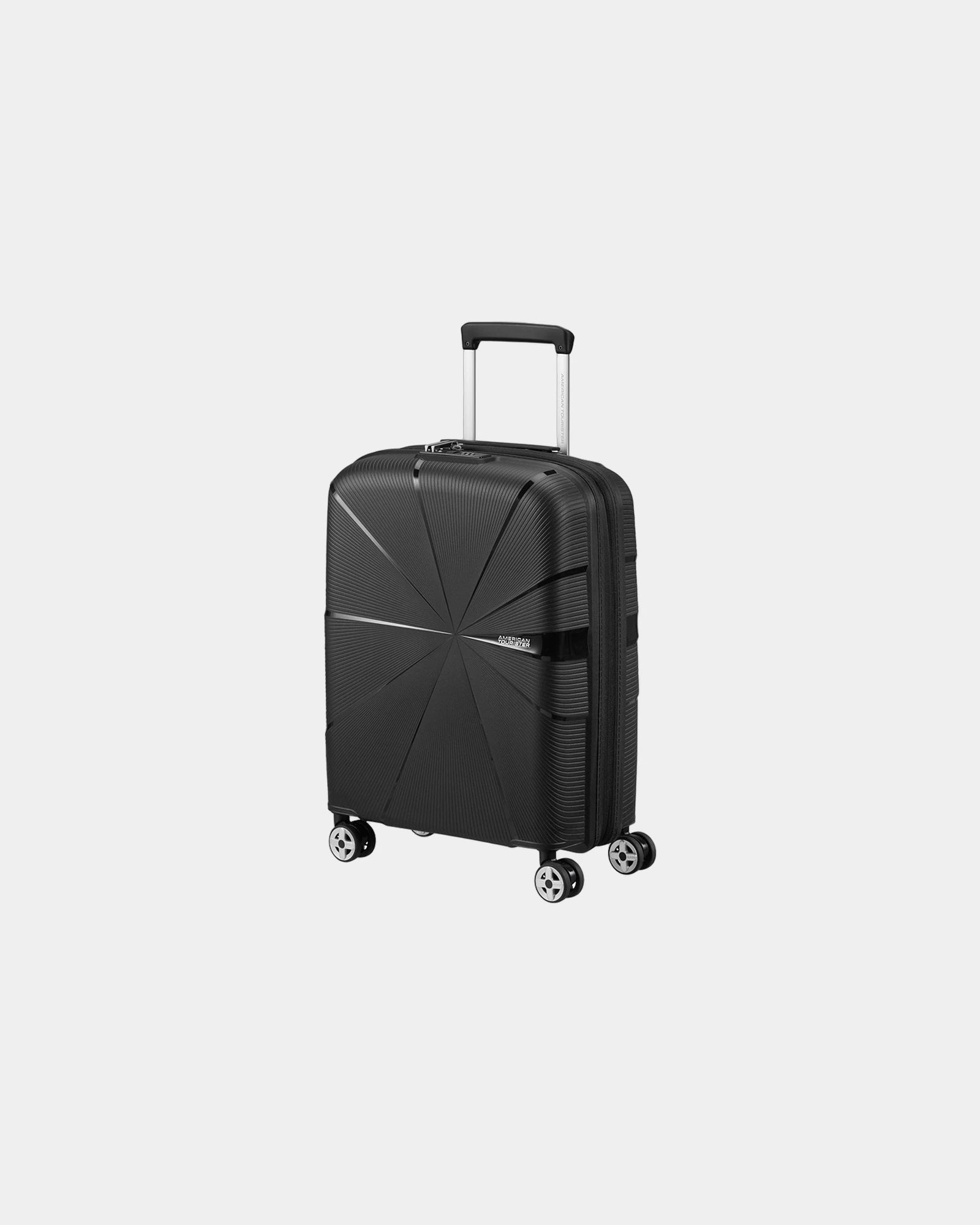Custom durable RPET 77cm suitcase American Tourister - Black