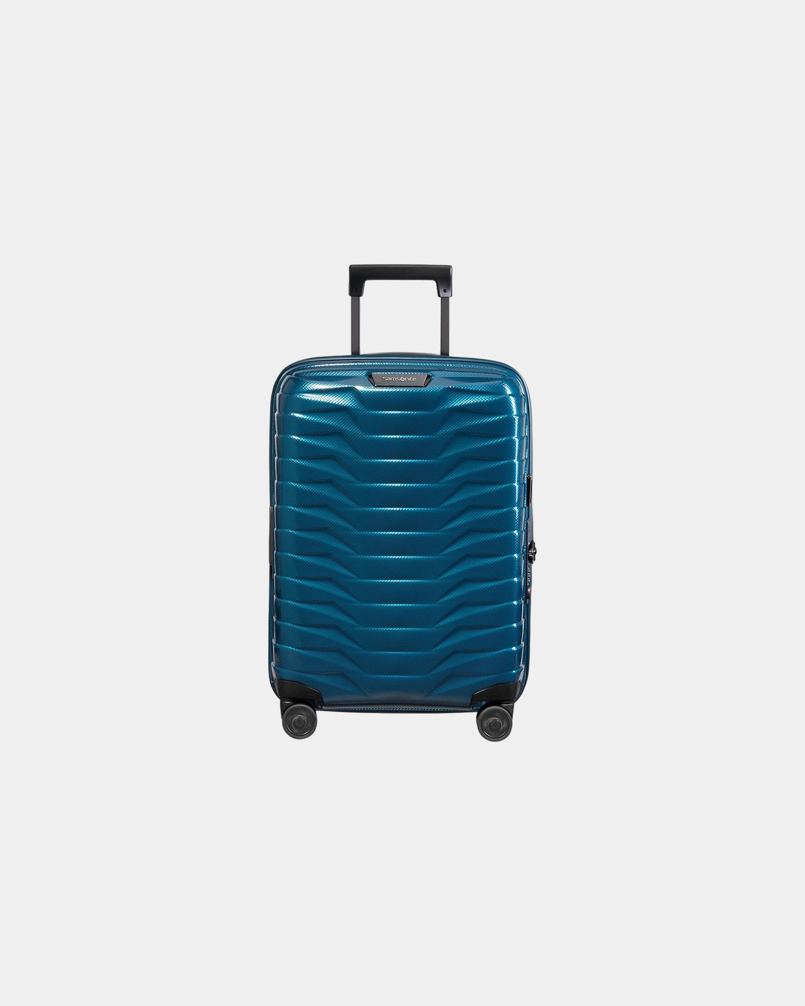 Custom Samsonite Proxis 86cm hard suitcase - Metallic Blue