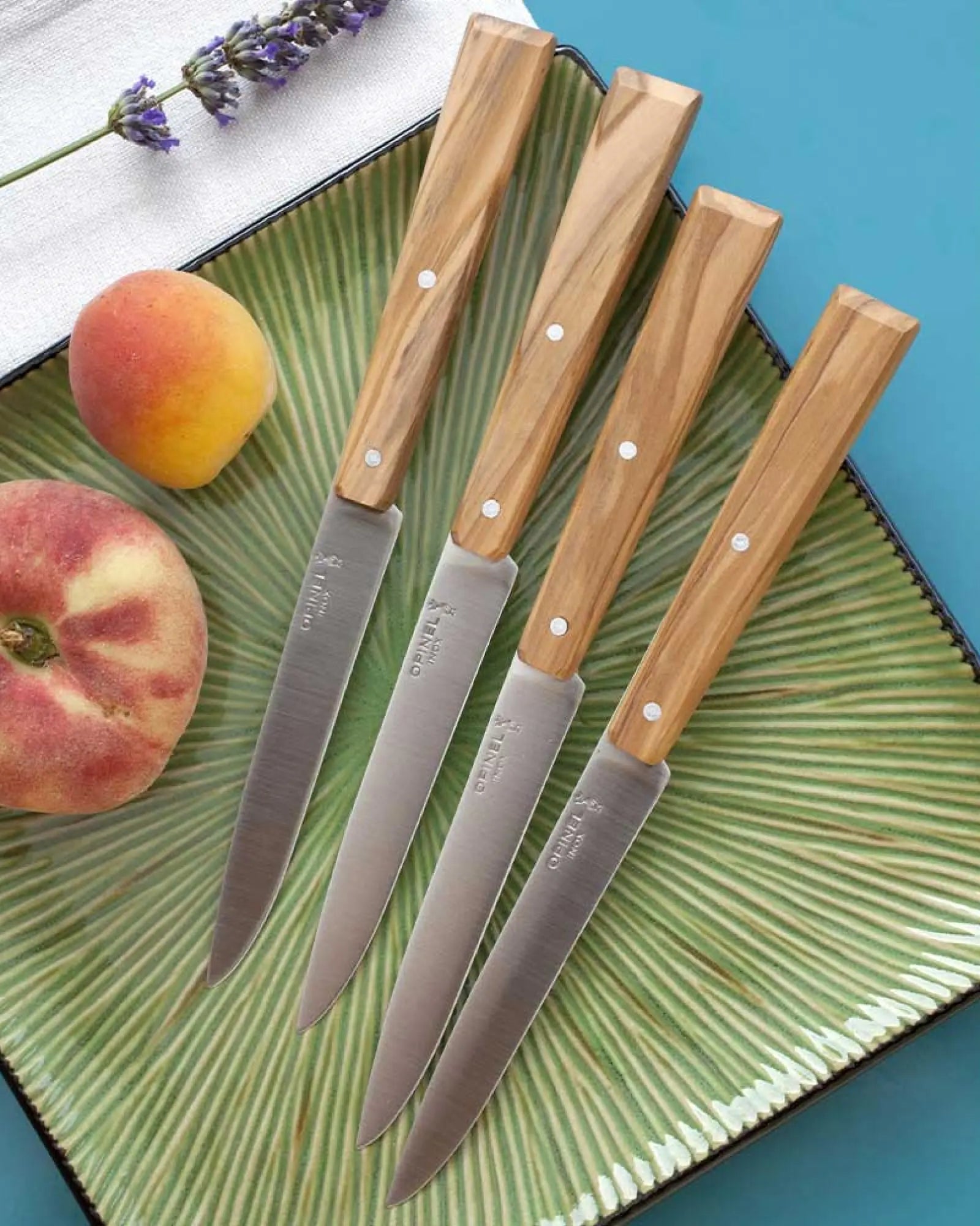 Custom stainless steel table knife Opinel N°125 Bon Appétit - 2