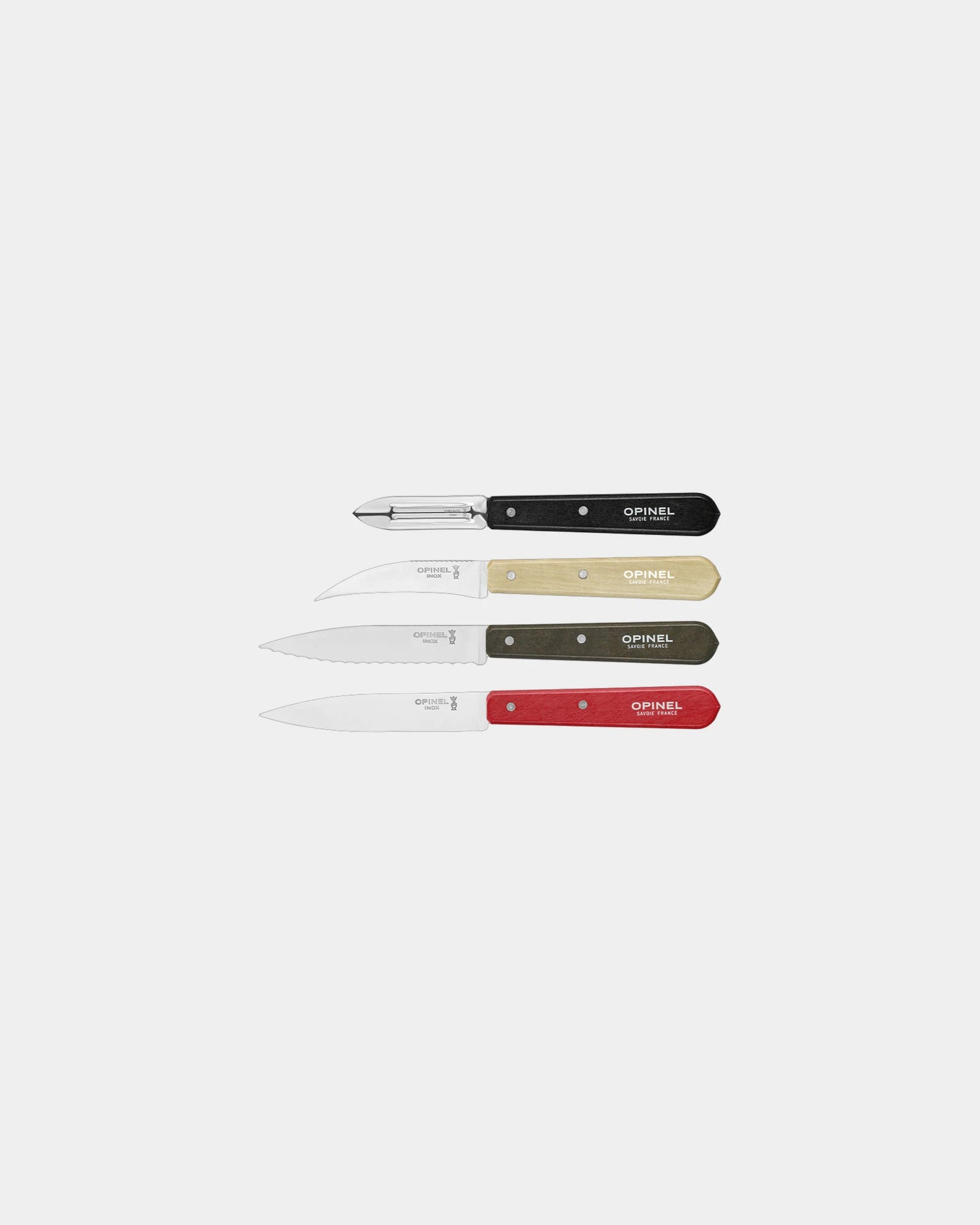 Custom stainless steel knife set Opinel Les Essentiels Loft - 1