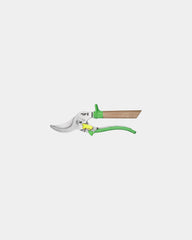 Custom eco-friendly garden tool Opinel Prairie secateurs - Green