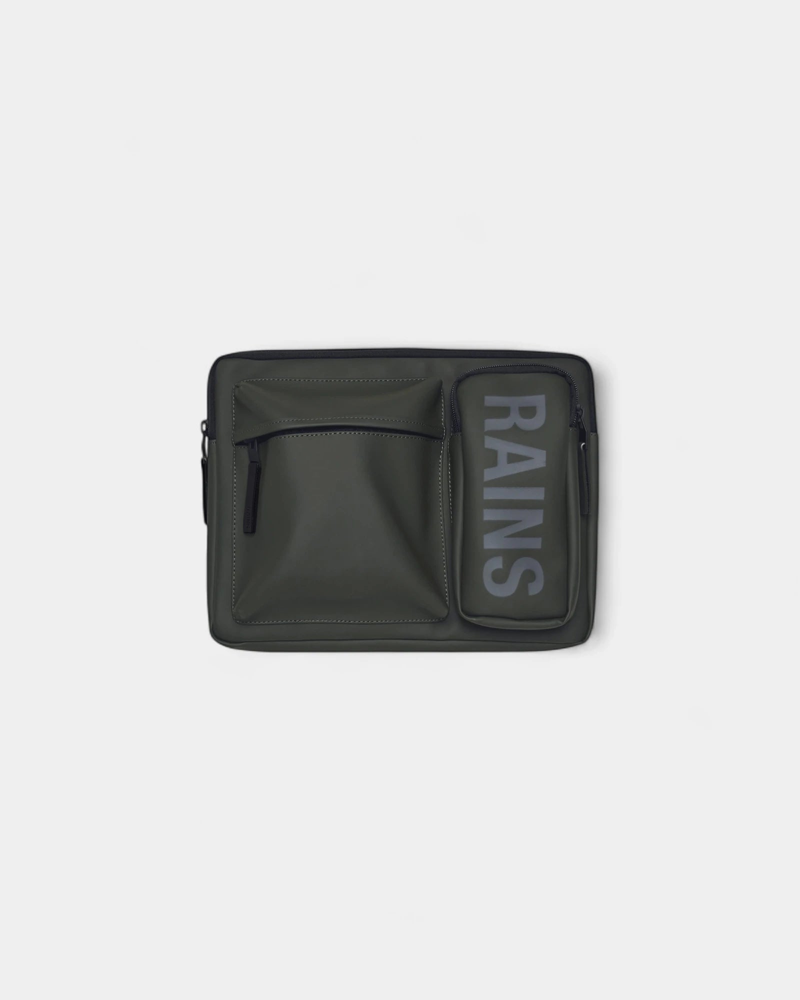 Custom waterproof laptop case Rains Texel 14" - Green