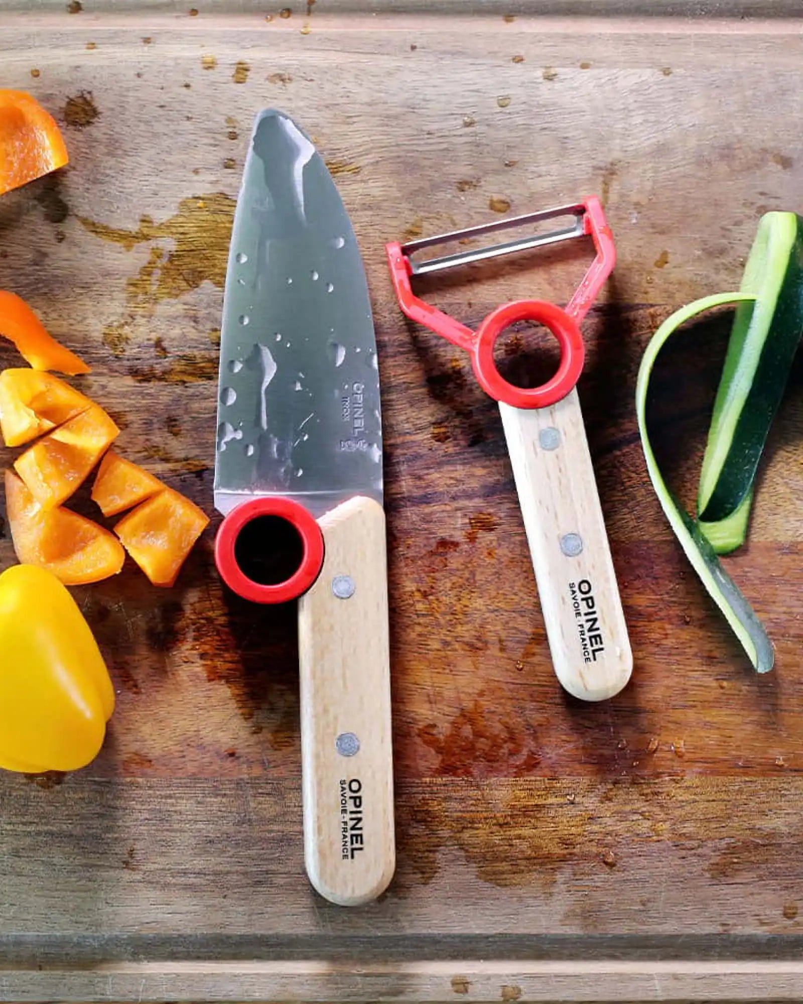 Custom eco-friendly children's peeler Opinel Le Petit Chef - 5