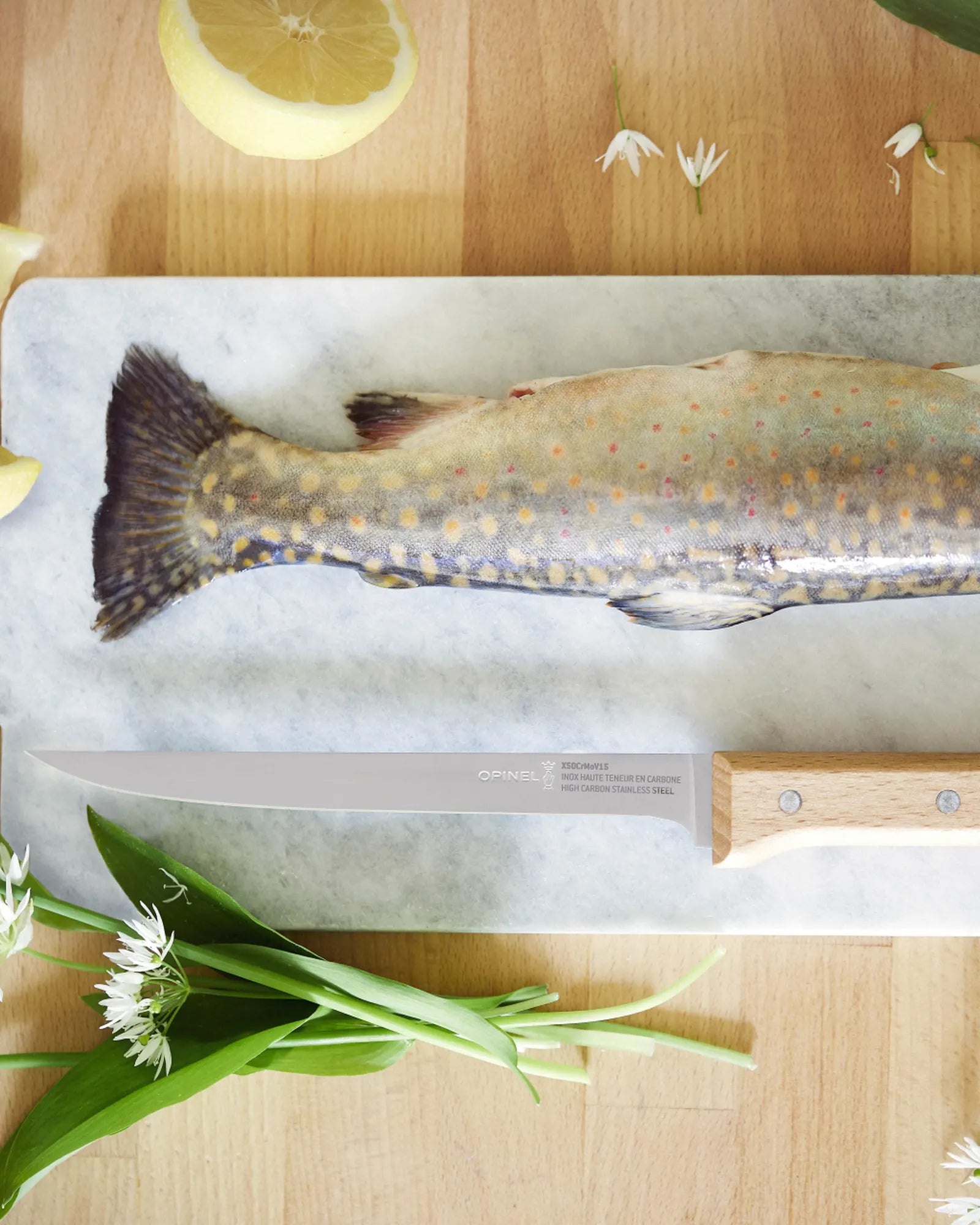 Custom eco-friendly Opinel kitchen knife N°121 - 3