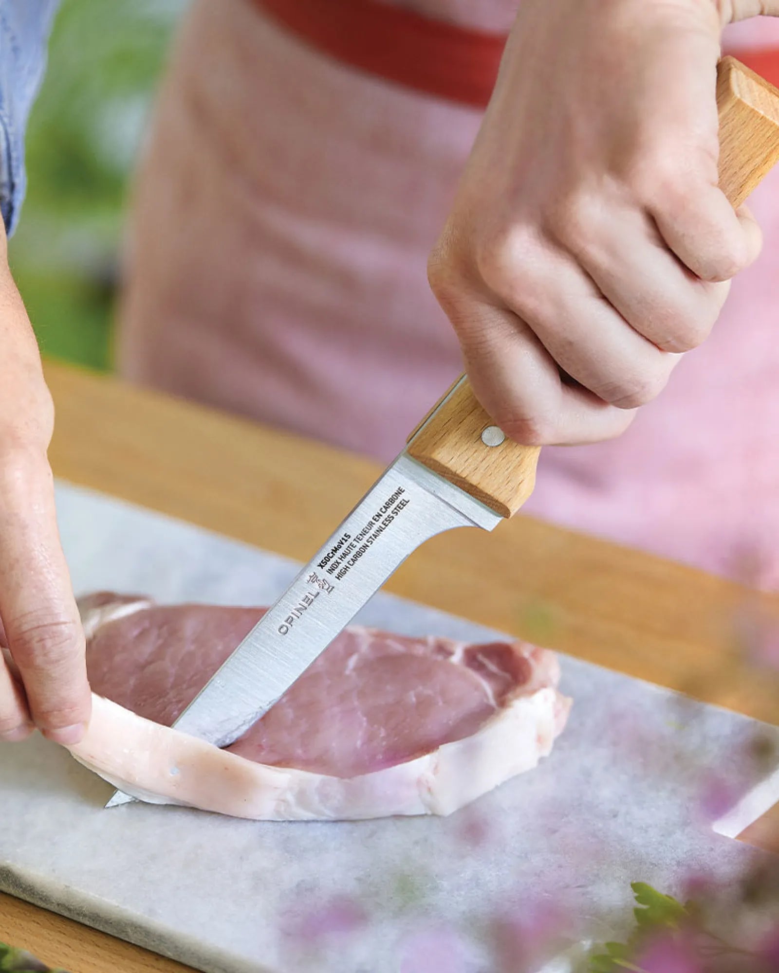 Custom stainless steel kitchen knife Opinel N°122 - 2