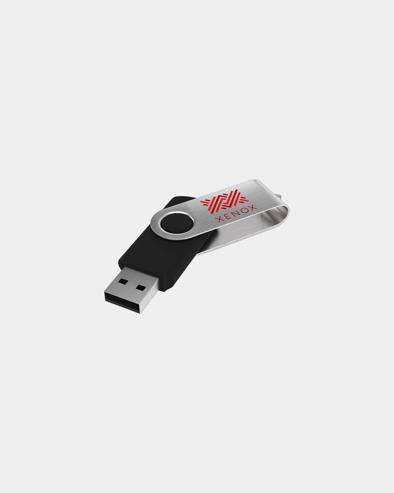 Custom rotating USB stick Twister 360-degree design - Black