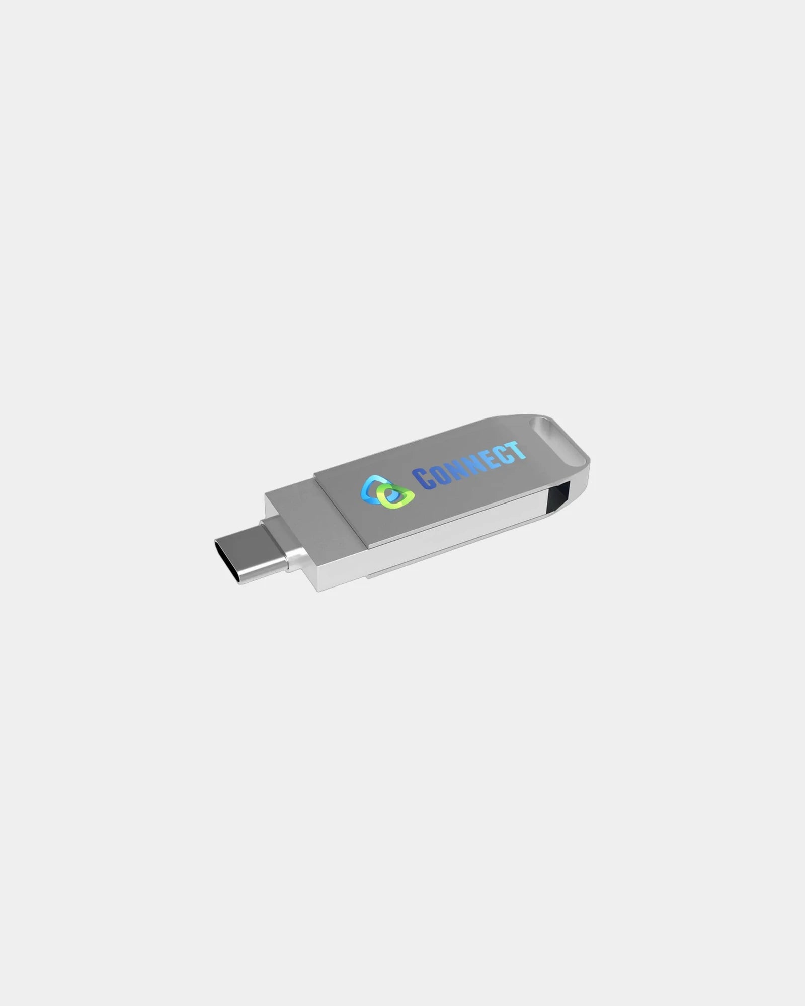 Custom dual USB-C 3.0 metal flash drive stick - 1