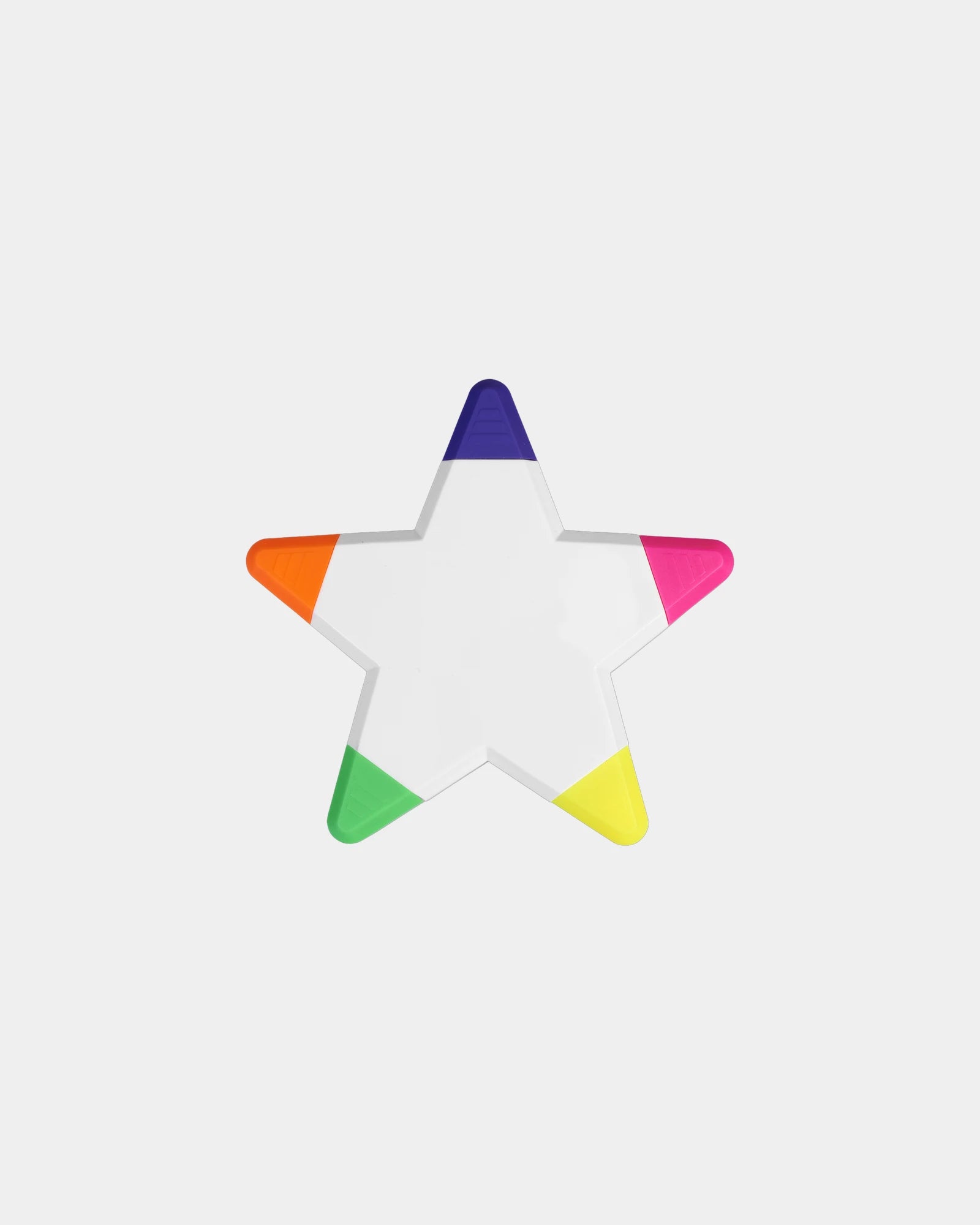 Custom star-shaped highlighter set of five markers - 1
