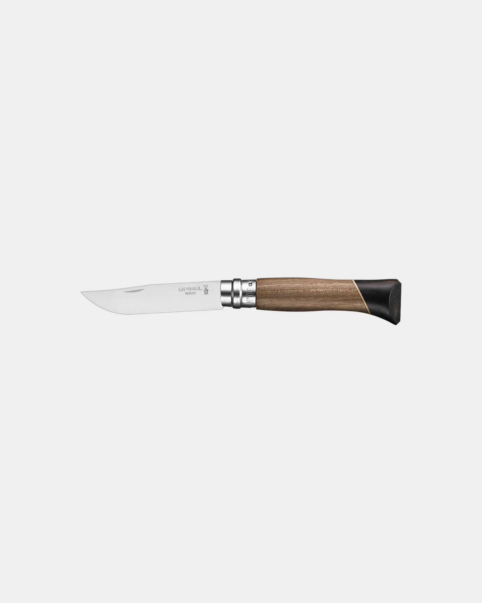 Couteau acier inoxydable Opinel N°08 Atelier à personnaliser - Brown
