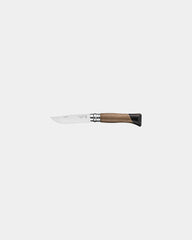 Custom stainless steel knife Opinel N°08 Atelier - Brown