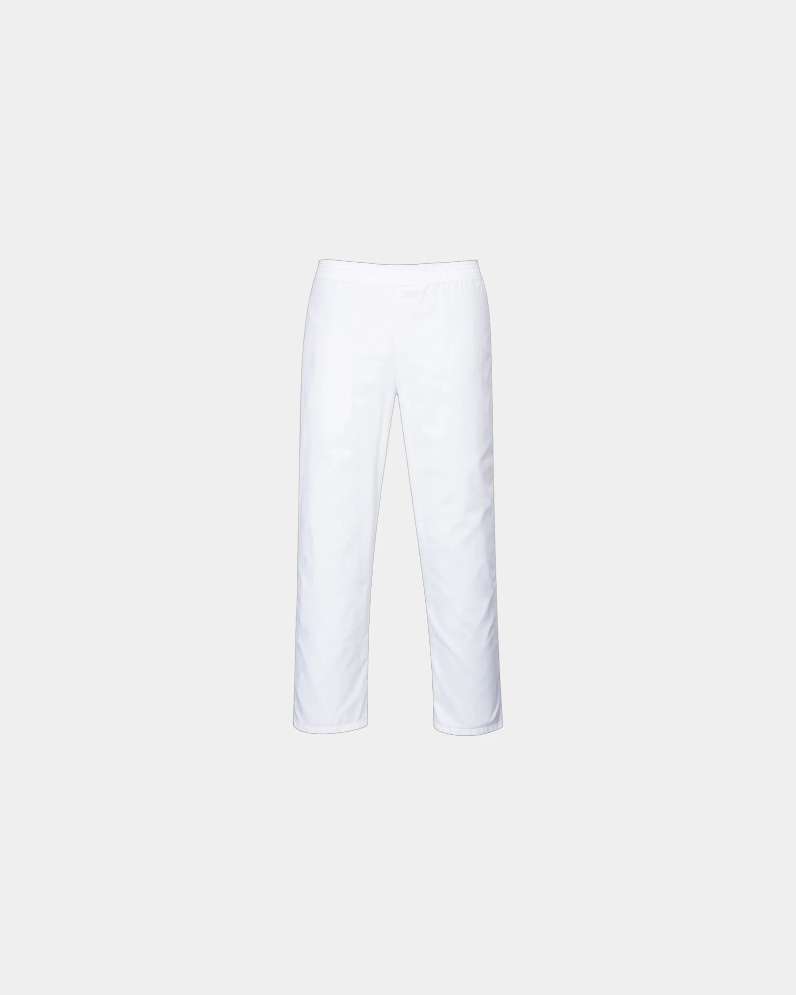 Promotional elastic waist trousers for food industry - White