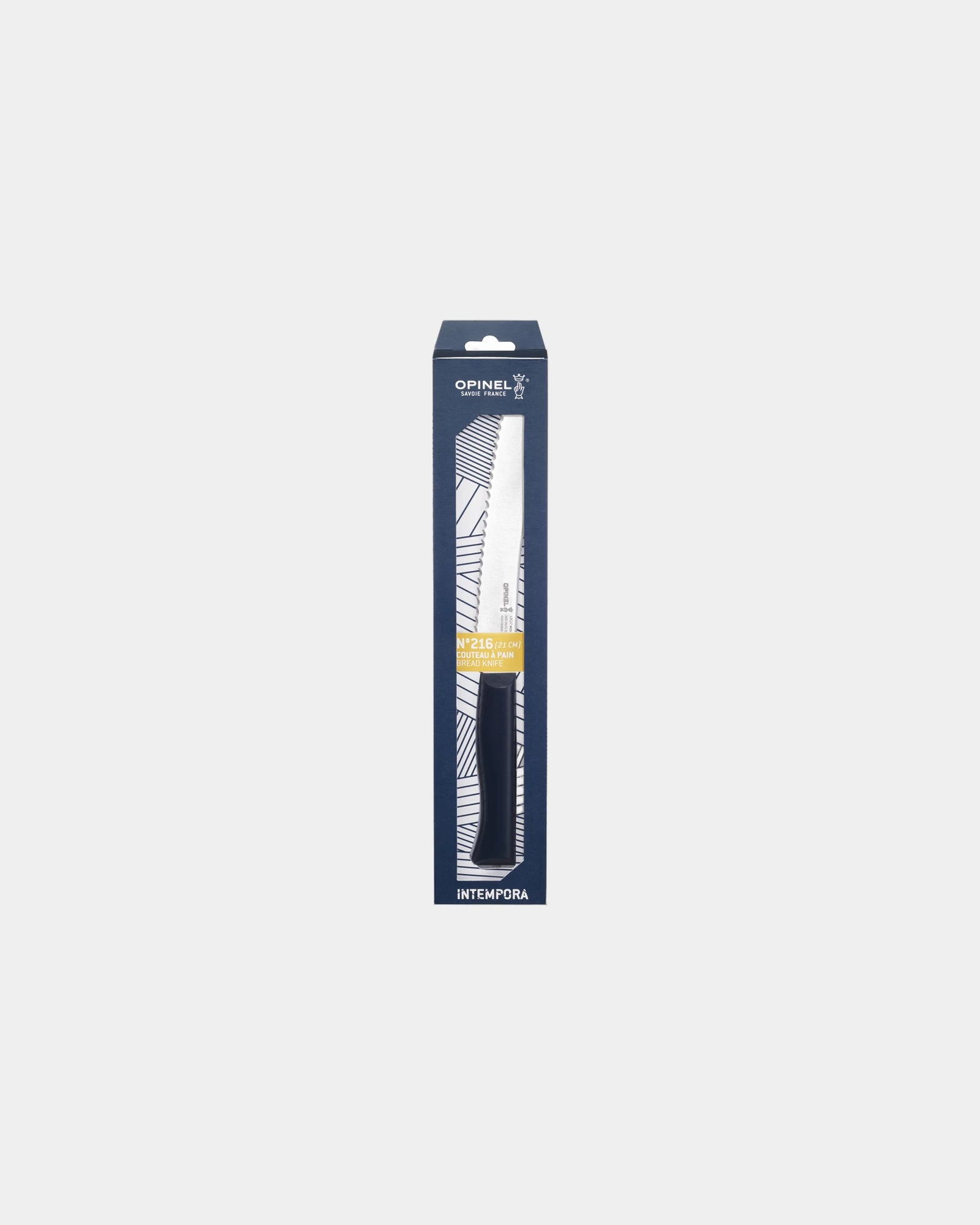 Custom stainless steel Opinel N°216 bread knife - 1