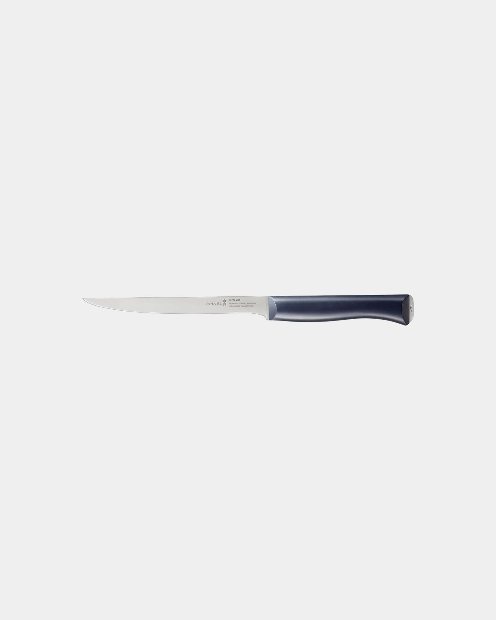 Couteau de cuisine inox Opinel N°221 Effilé 18 cm à personnaliser - Navy