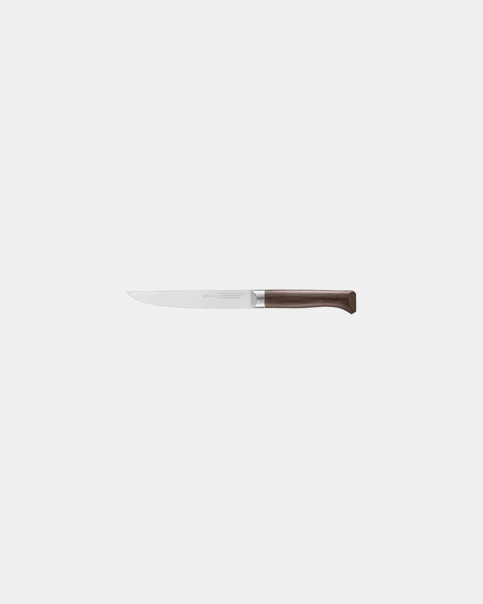 Custom stainless steel carving knife Opinel Les Forgés 1890 - Brown