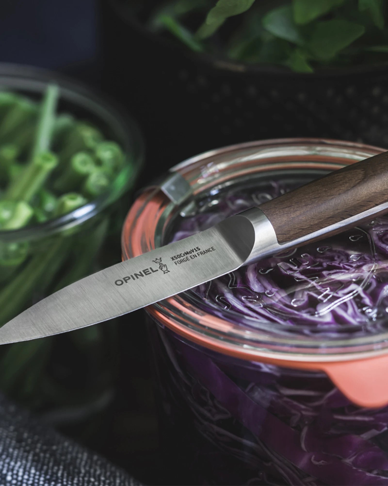 Custom stainless steel kitchen knife Opinel Les Forgés 1890 - 6