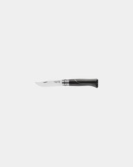 Custom stainless steel knife Opinel N°08 Ellipse - Black