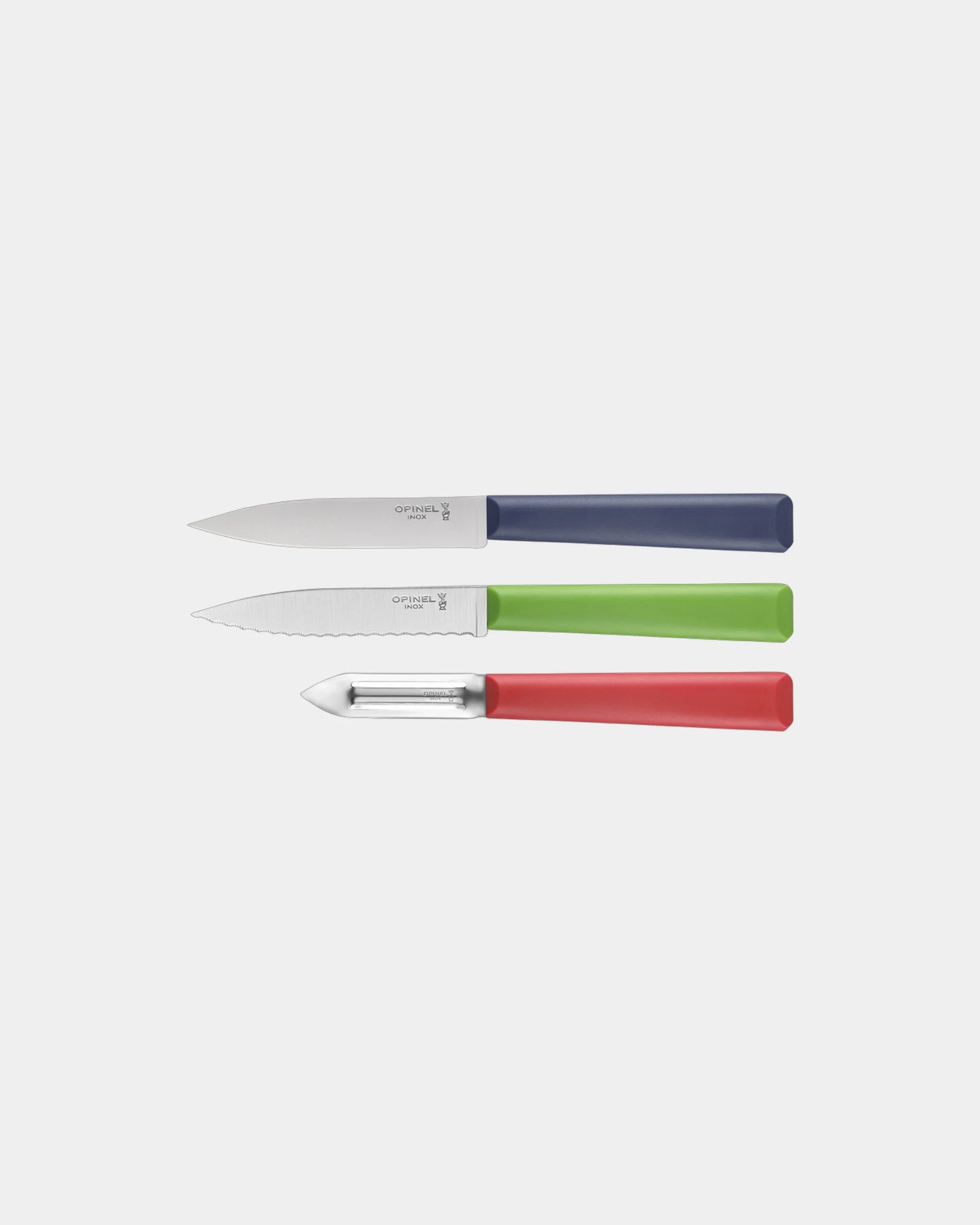 Coffret Trio Essentiels acier inoxydable Opinel à personnaliser - Navy