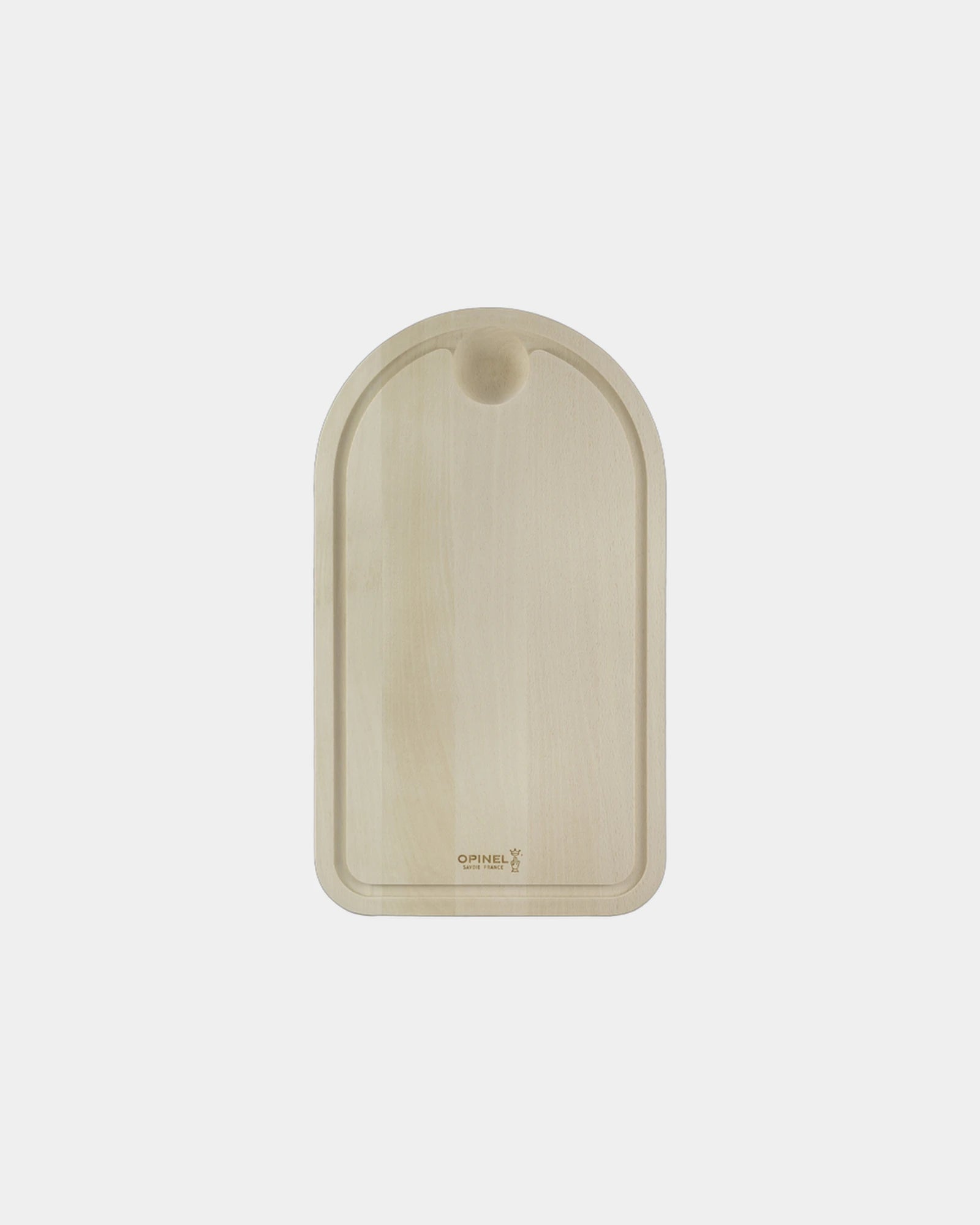 Custom beech wood cutting board Opinel Grande - Beige