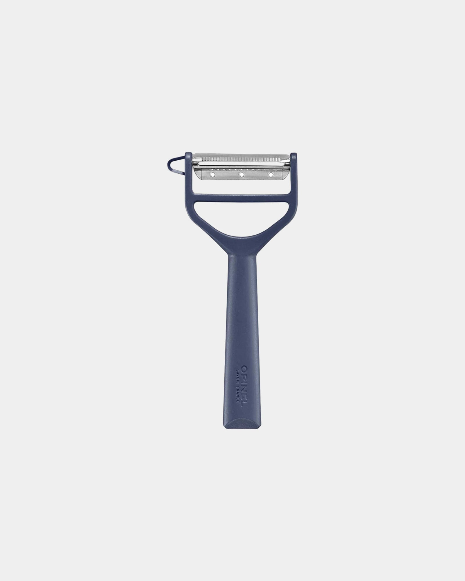 Custom stainless steel vegetable peeler Opinel T-Duo - Blue