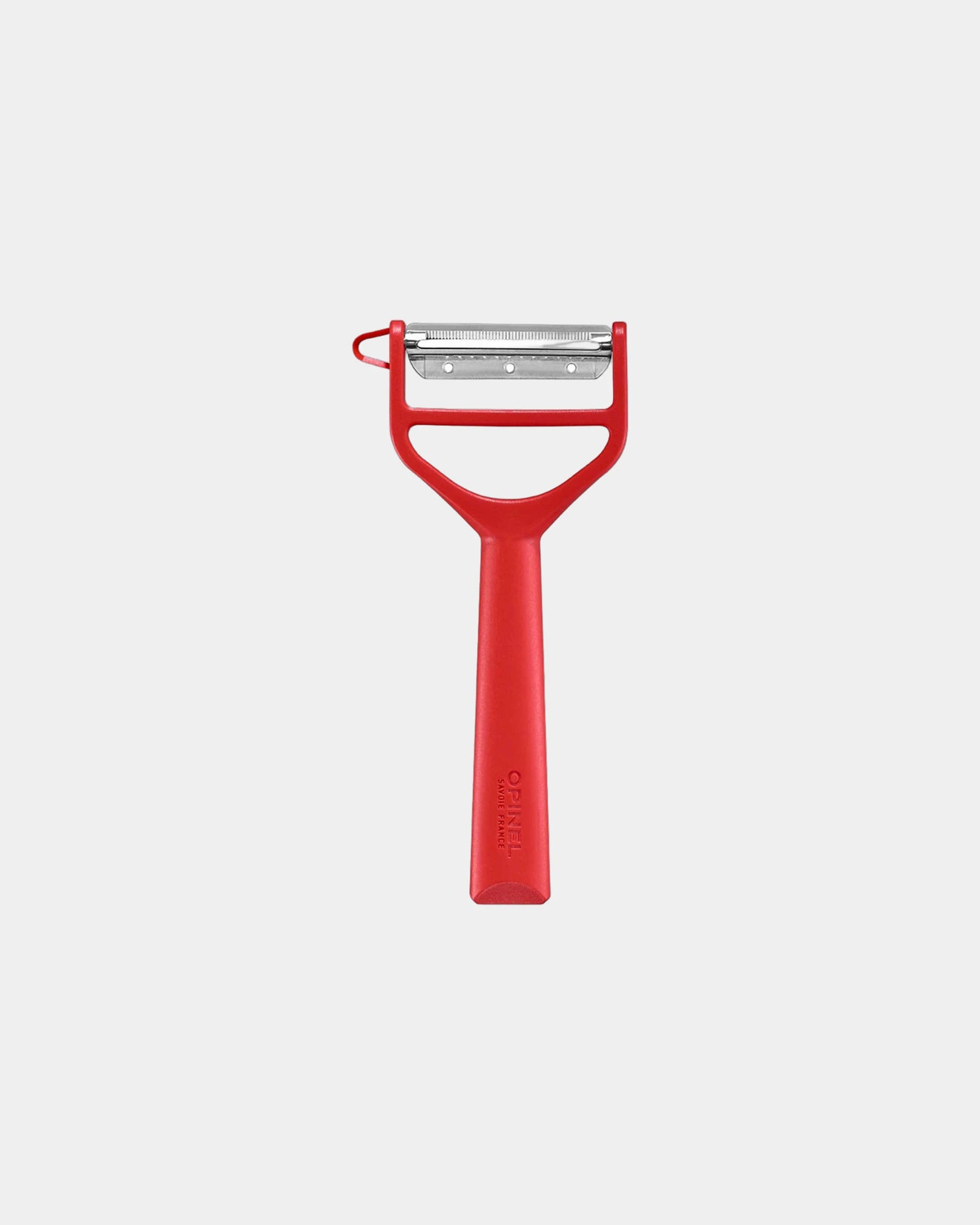 Custom stainless steel vegetable peeler Opinel T-Duo - Red