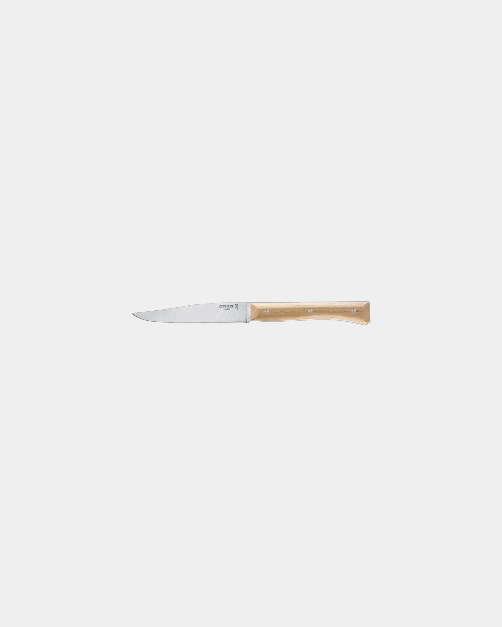 Custom stainless steel table knife Opinel Facette - Beige