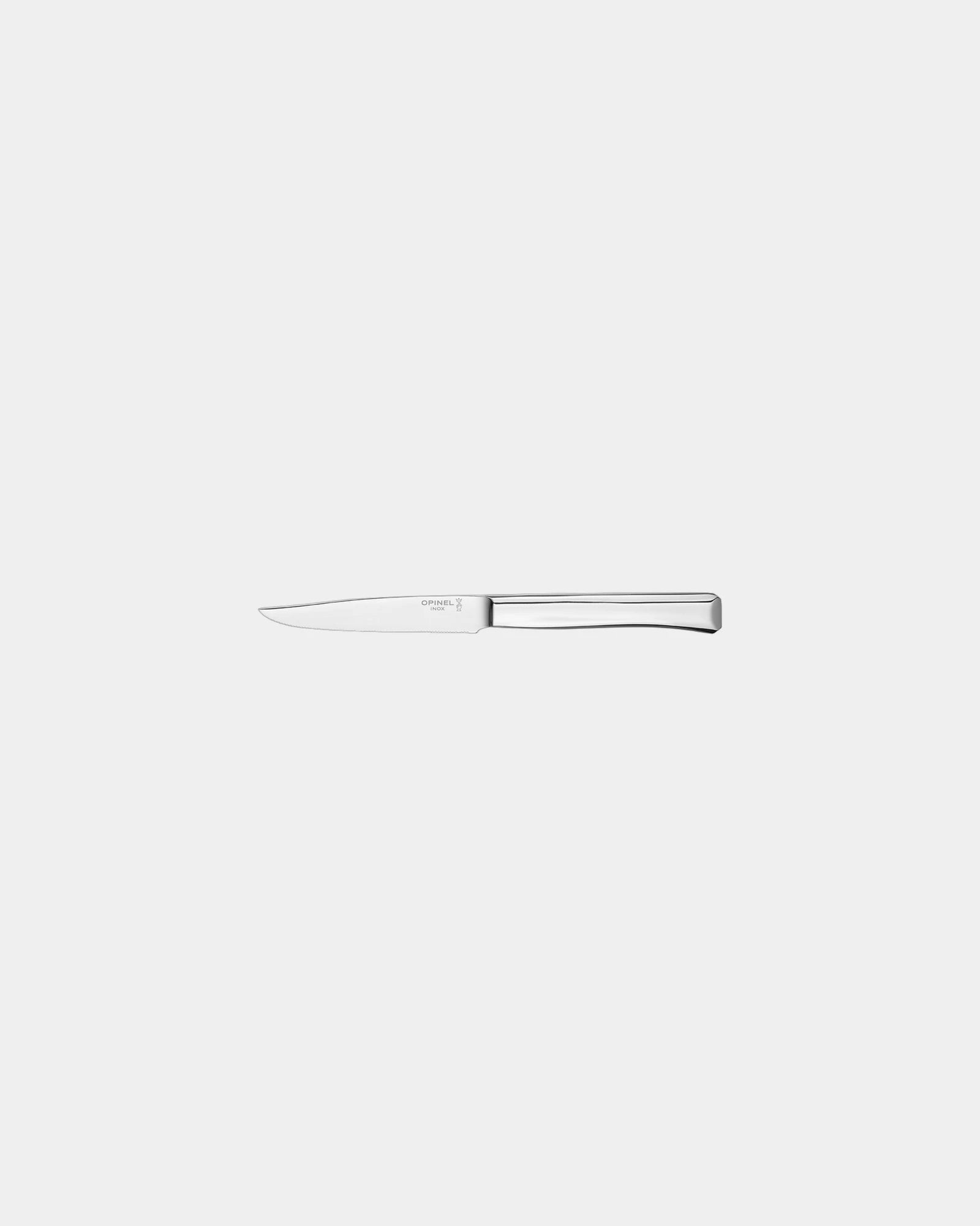 Custom stainless steel dessert knife Opinel Perpétue - Silver